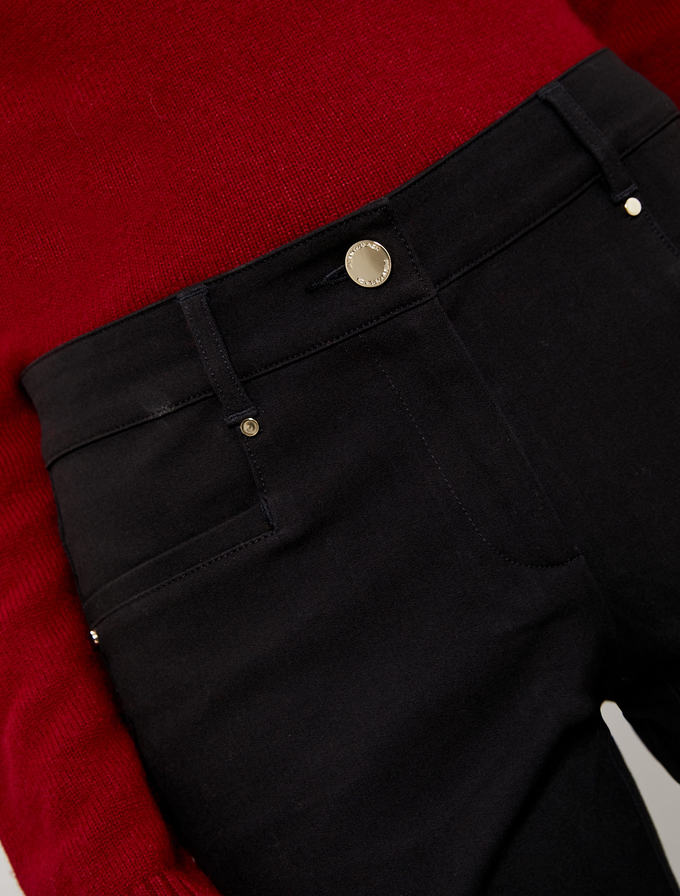Pantaloni skinny fit in twill, nero - Pennyblack Pantaloni skinny fit in twill - nero - pennyblack