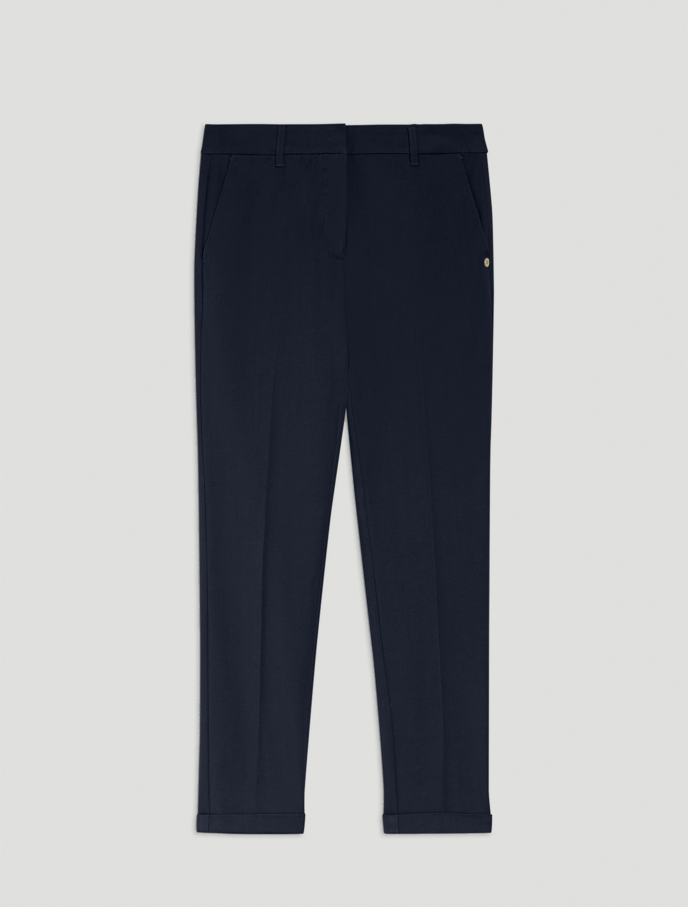 Slim twill trousers, midnight blue - Pennyblack Slim twill trousers - midnight blue - pennyblack