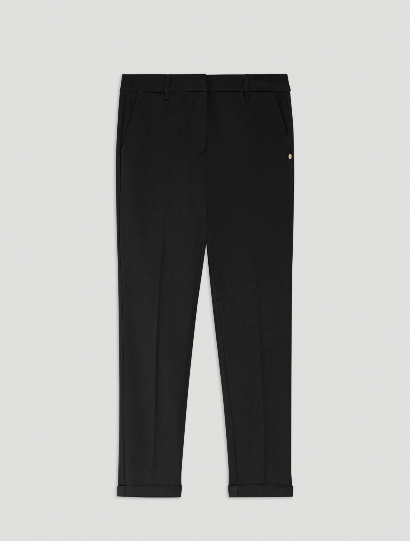 Slim twill trousers, black - Pennyblack Slim twill trousers - black - pennyblack