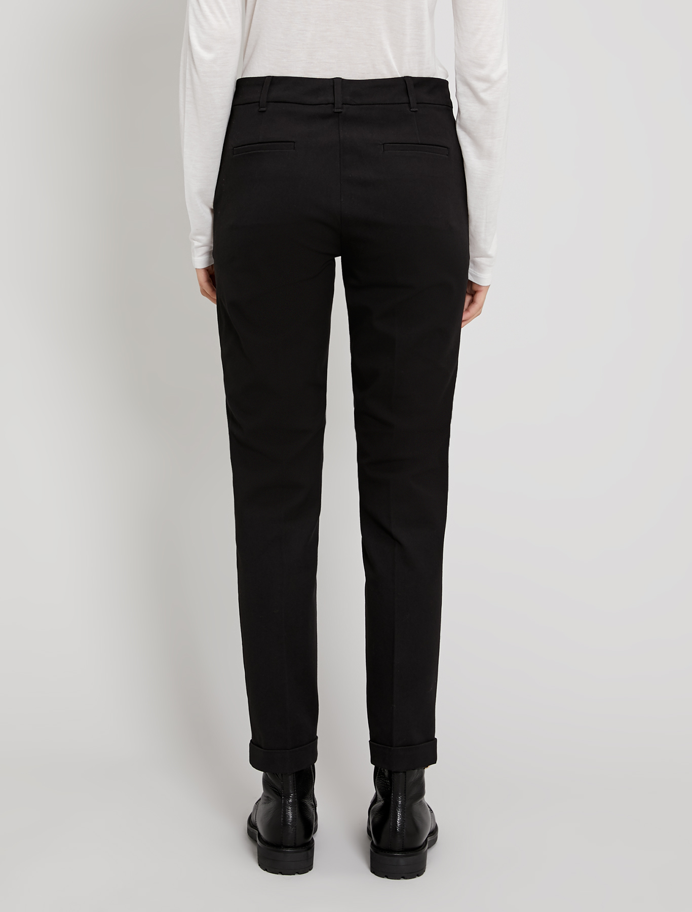 Slim twill trousers, black - Pennyblack Slim twill trousers - black - pennyblack