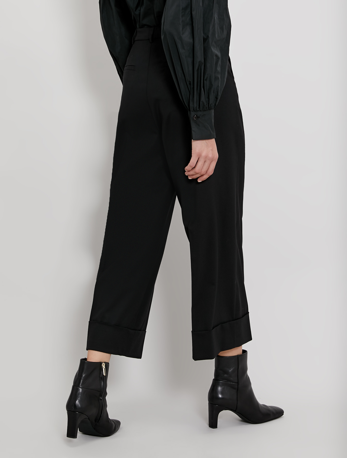 Wool twill trousers, black - Pennyblack Wool twill trousers - black - pennyblack