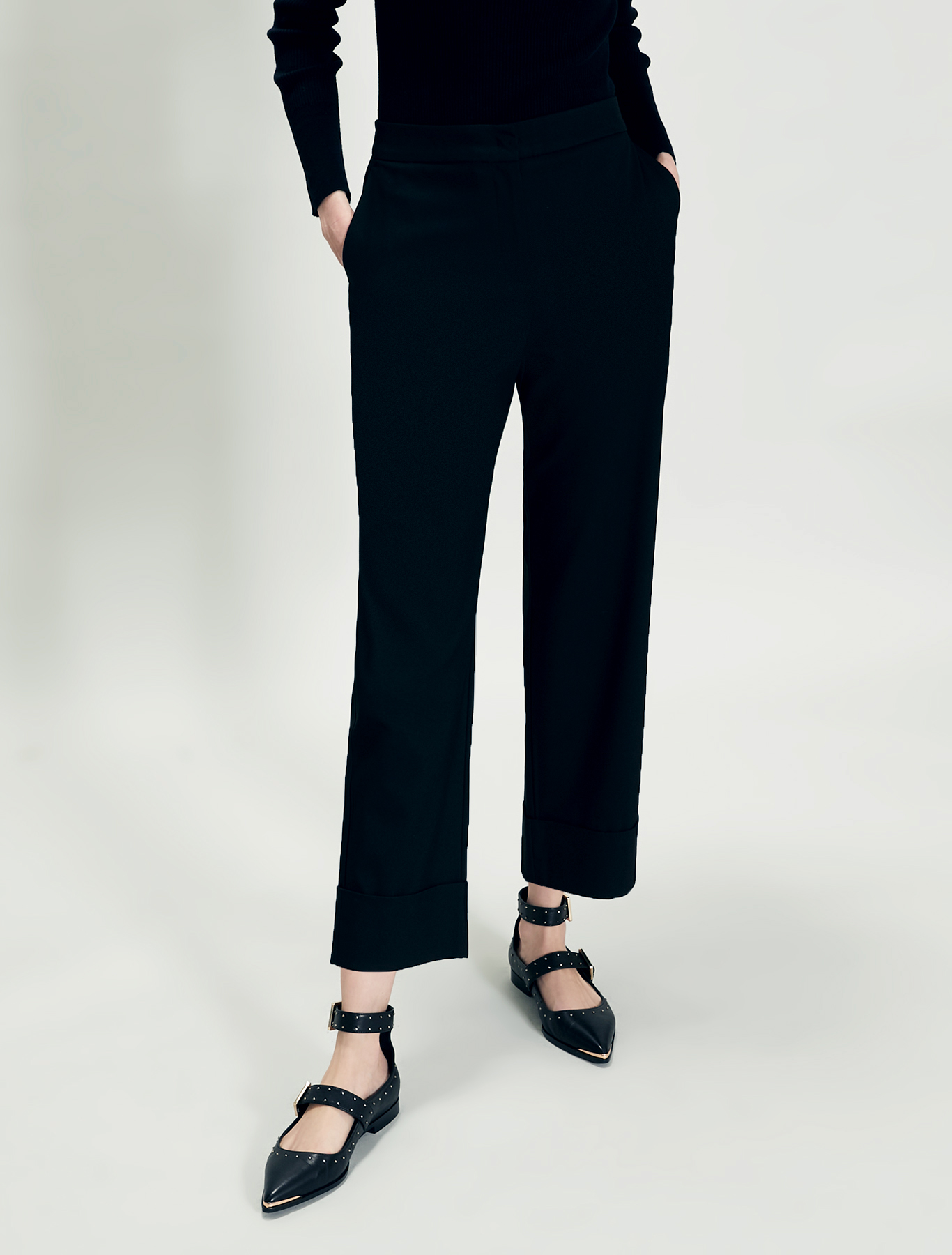 Straight-leg trousers, black - Pennyblack Straight-leg trousers - black - pennyblack