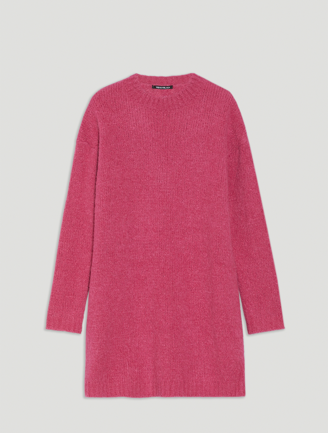 Jumper dress in alpaca and wool, fuchsia - Pennyblack Jumper dress in alpaca and wool - fuchsia - pennyblack