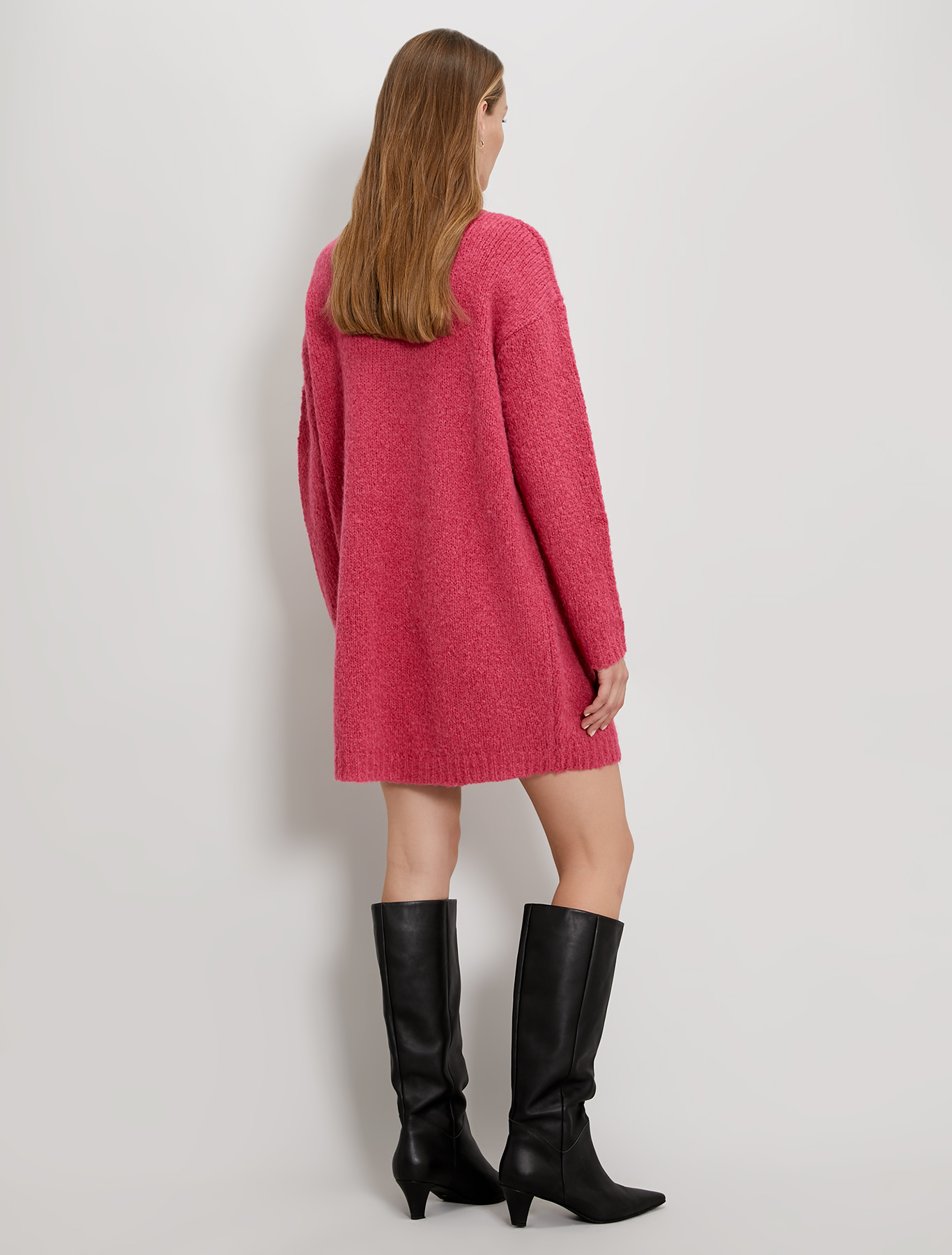 Jumper dress in alpaca and wool, fuchsia - Pennyblack Jumper dress in alpaca and wool - fuchsia - pennyblack