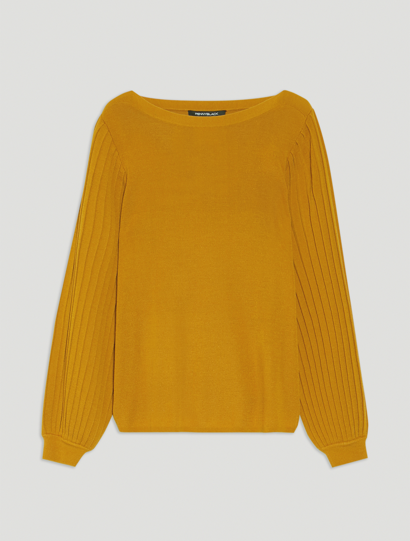 Maglia con maniche a sbuffo, giallo tenue - Pennyblack Maglia con maniche a sbuffo - giallo tenue - pennyblack