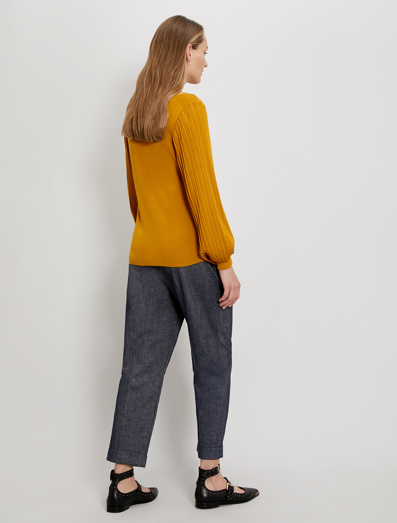 Maglia con maniche a sbuffo, giallo tenue - Pennyblack Maglia con maniche a sbuffo - giallo tenue - pennyblack