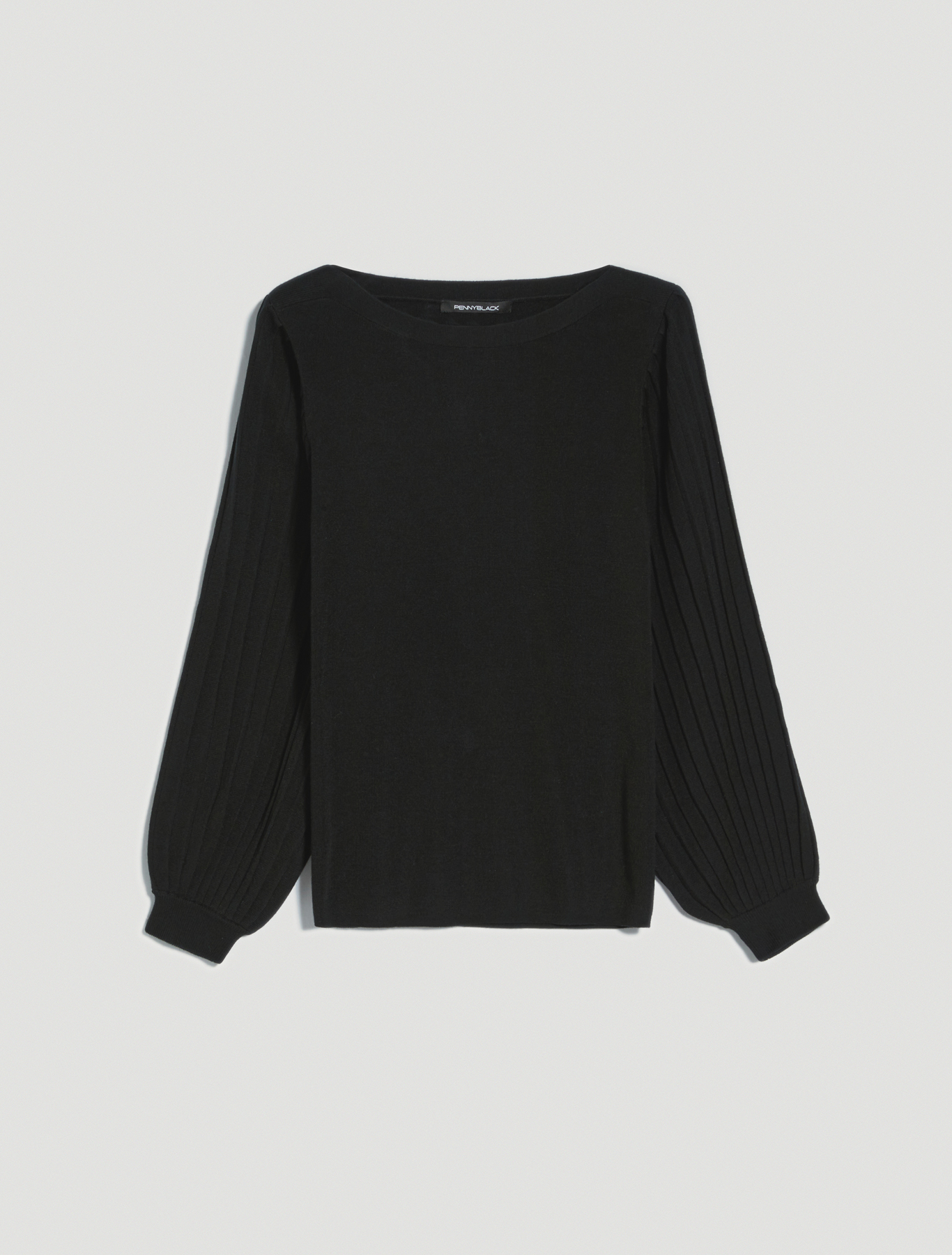 Jumper with puffed sleeves, black - Pennyblack Jumper with puffed sleeves - black - pennyblack