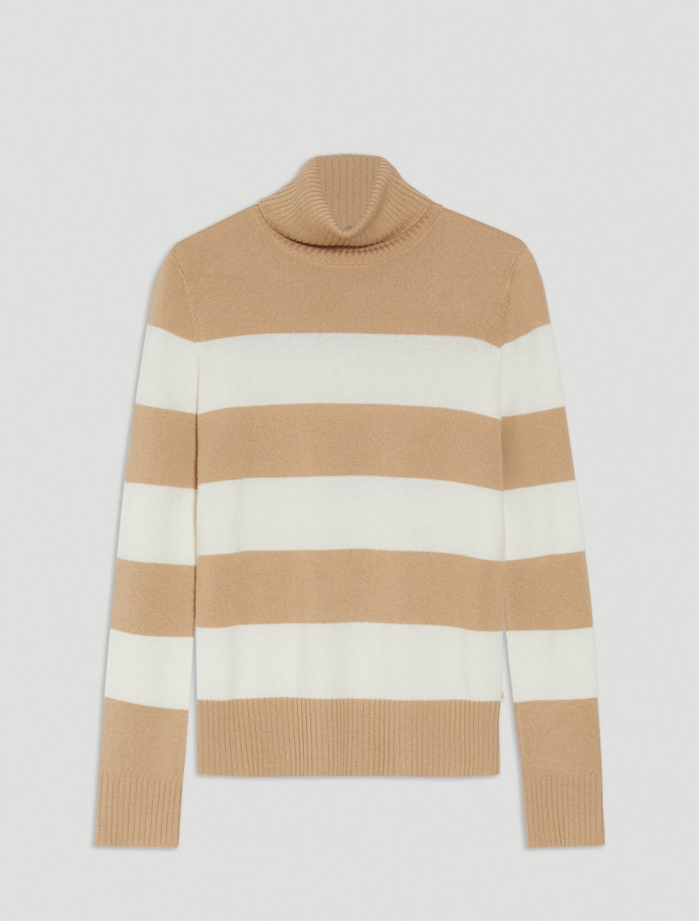 Wool and cashmere turtleneck, camel - Pennyblack Wool and cashmere turtleneck - camel - pennyblack