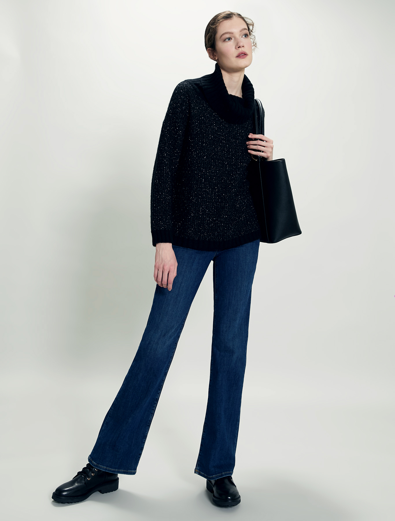 3D-effect pullover, black - Pennyblack 3D-effect pullover - black - pennyblack