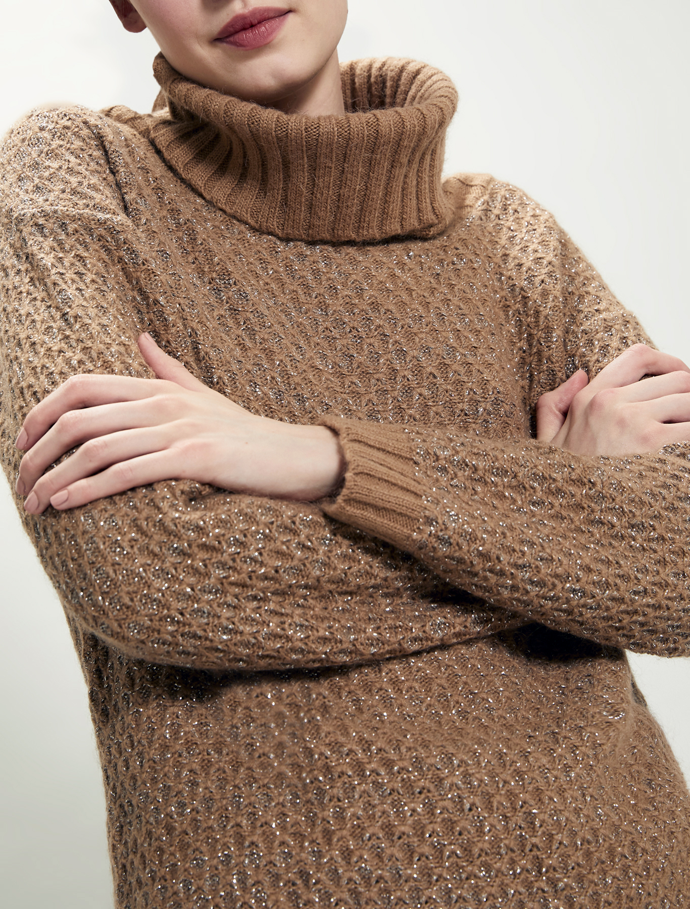 3D-effect pullover, beige - Pennyblack 3D-effect pullover - beige - pennyblack