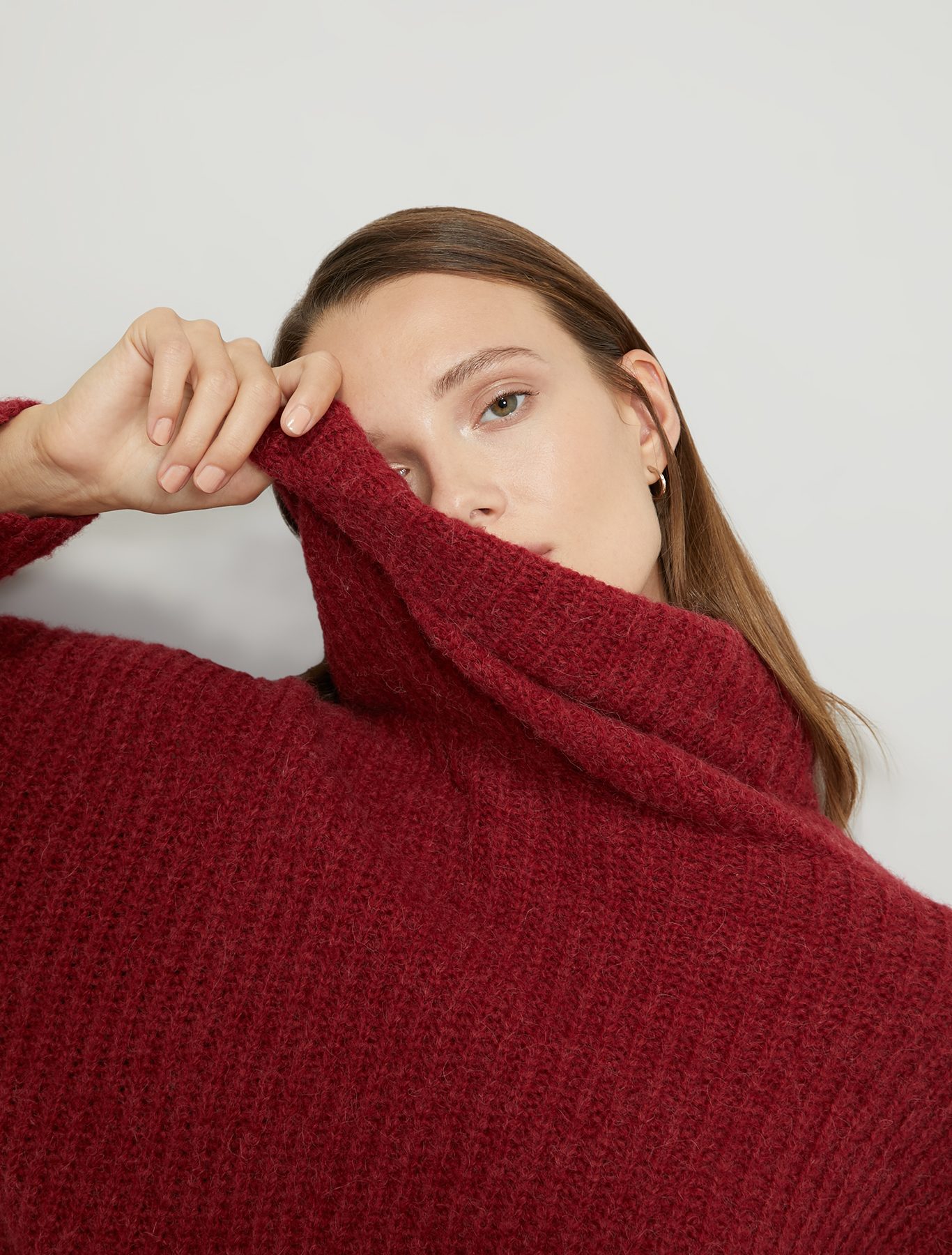 English ribbed pullover, red - Pennyblack English ribbed pullover - red - pennyblack