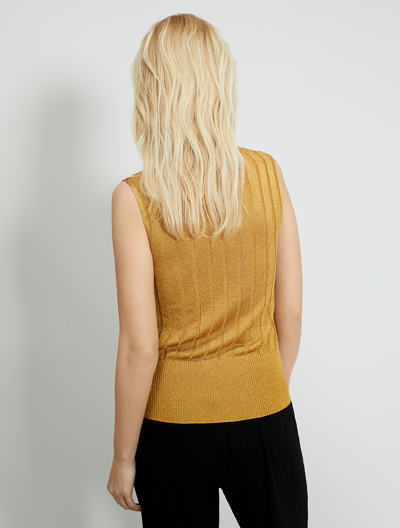 Lamé knit top, sunshine yellow - Pennyblack Lamé knit top - sunshine yellow - pennyblack