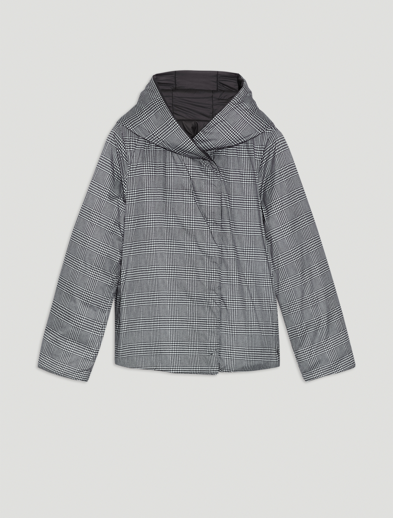 Reversible padded jacket, dark grey pattern - Pennyblack Reversible padded jacket - dark grey pattern - pennyblack
