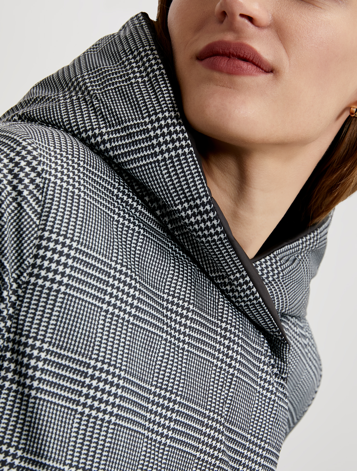 Reversible padded jacket, dark grey pattern - Pennyblack Reversible padded jacket - dark grey pattern - pennyblack