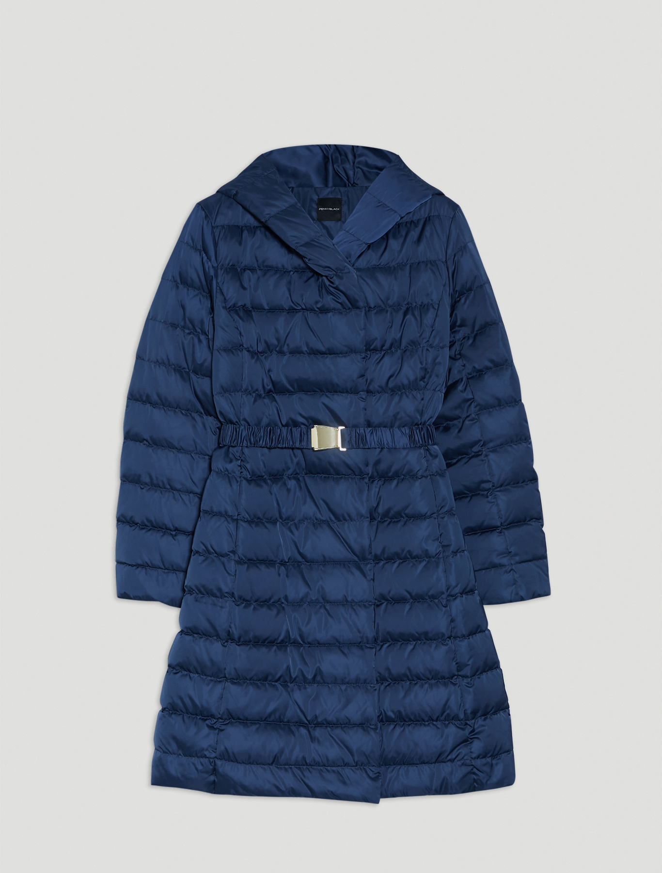 Technical satin down jacket, midnight blue - Pennyblack Technical satin down jacket - midnight blue - pennyblack