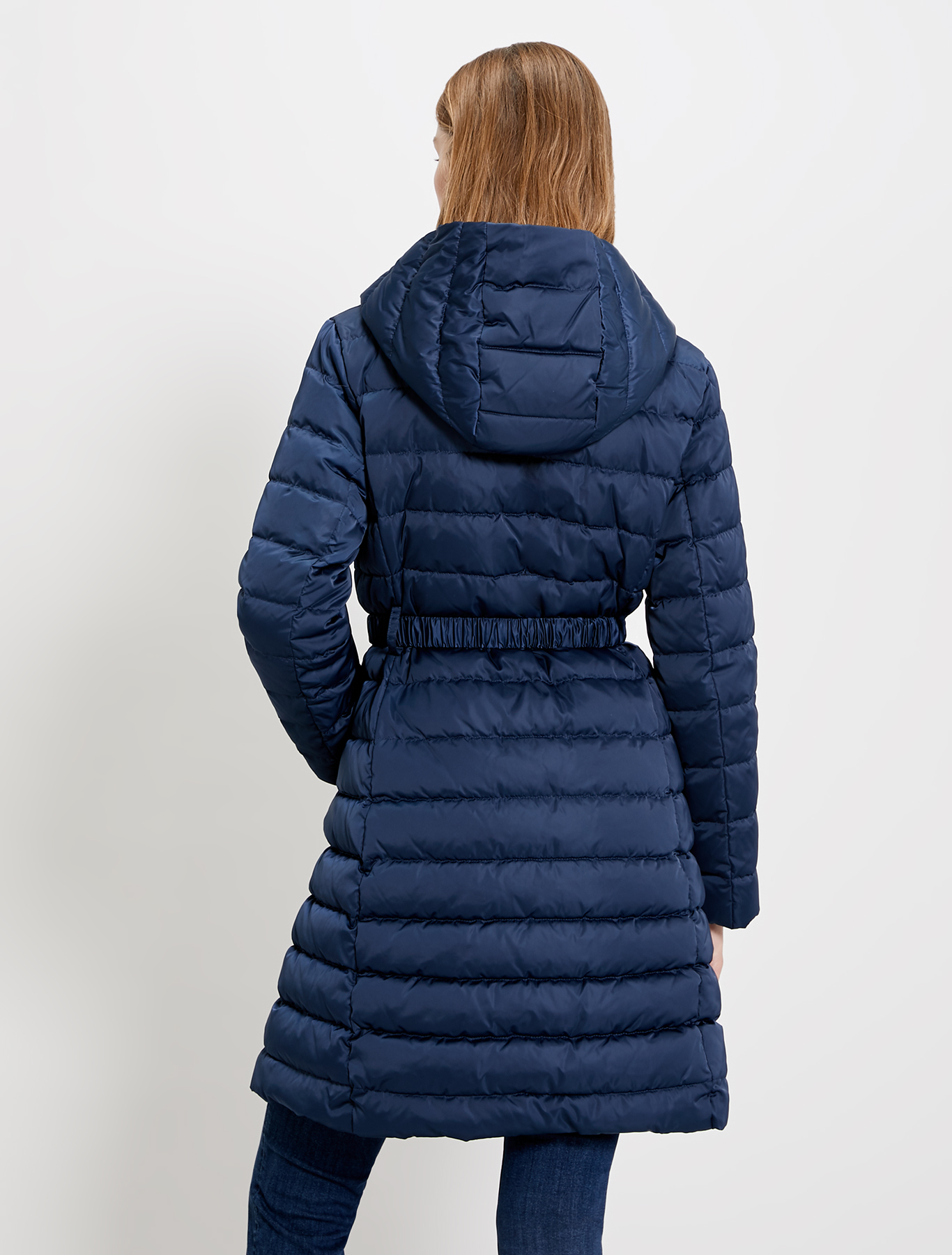 Technical satin down jacket, midnight blue - Pennyblack Technical satin down jacket - midnight blue - pennyblack