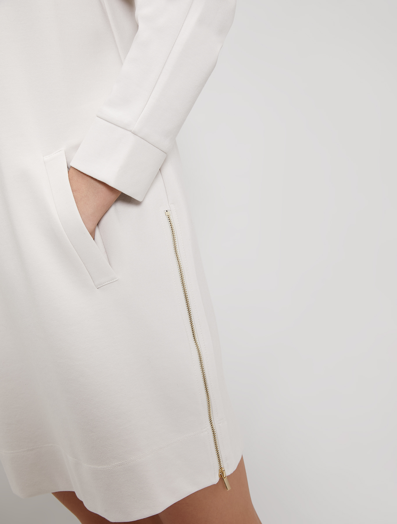 Sweatshirt dress in jersey, bianco avorio - Pennyblack Sweatshirt dress in jersey - bianco avorio - pennyblack