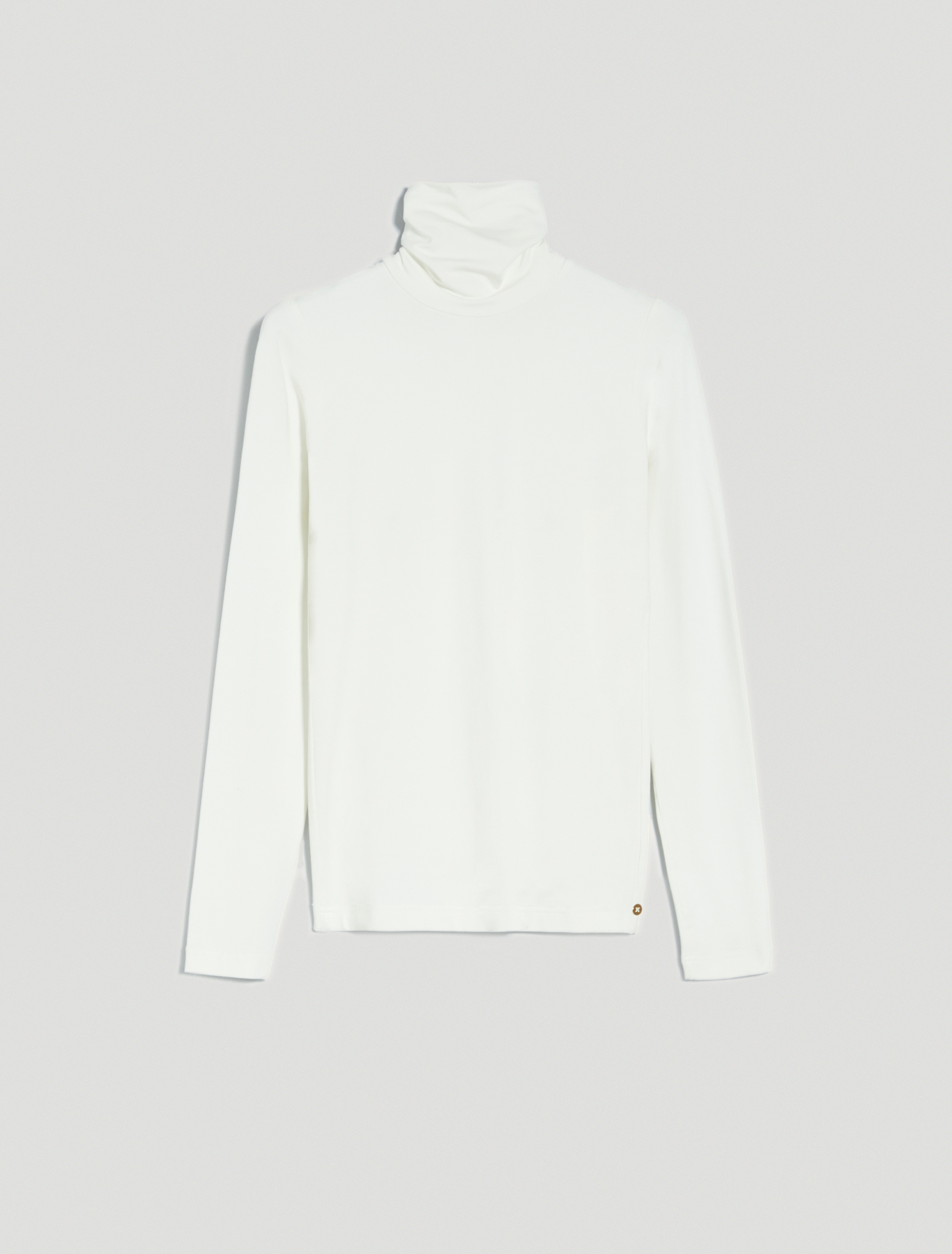 Fluid jersey polo neck, ivory - Pennyblack Fluid jersey polo neck - ivory - pennyblack