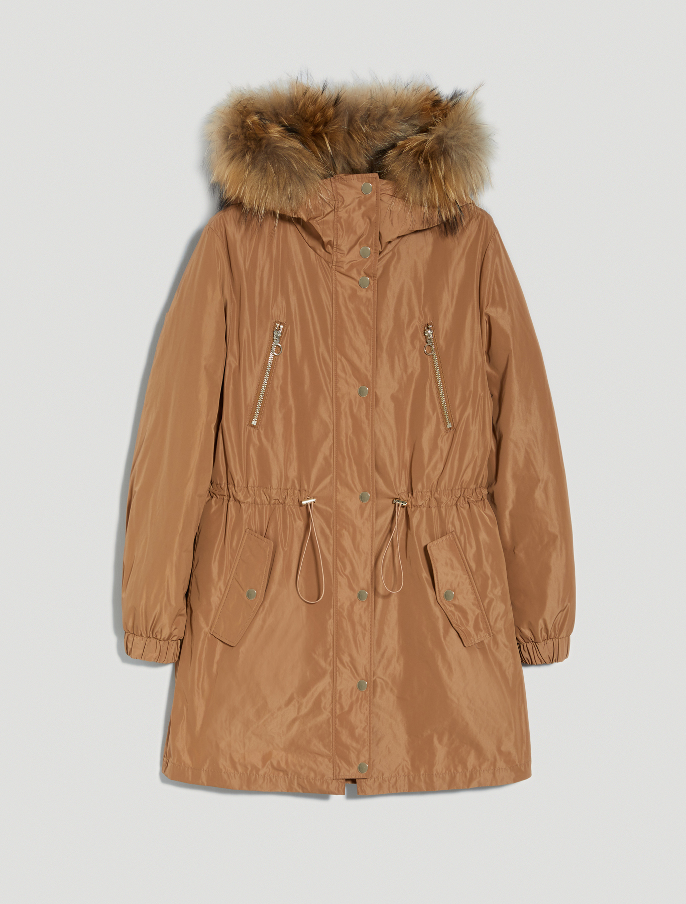 Padded parka with hood, hazelnut - Pennyblack Padded parka with hood - hazelnut - pennyblack