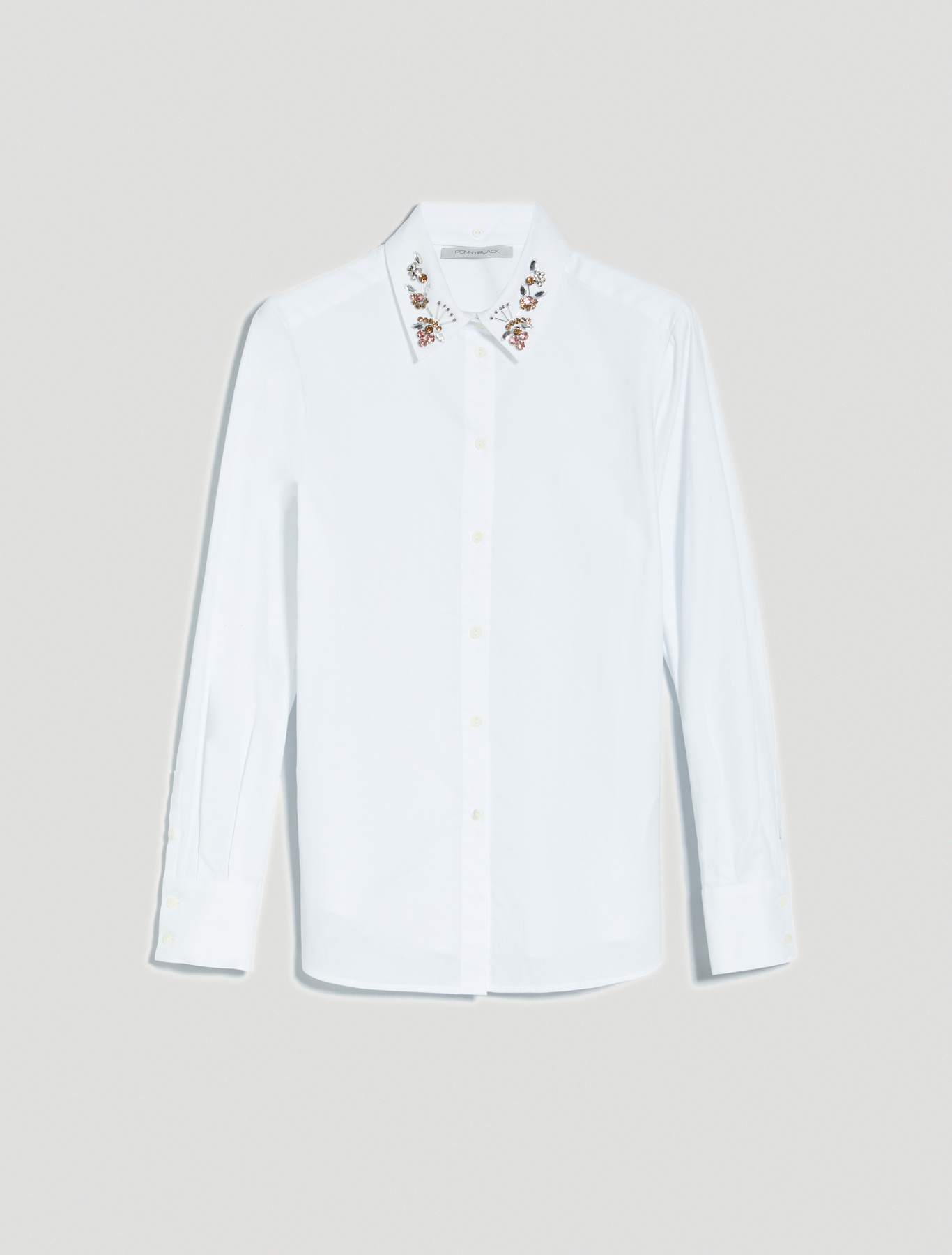 Shirt with bijou collar, white - Pennyblack Shirt with bijou collar - white - pennyblack