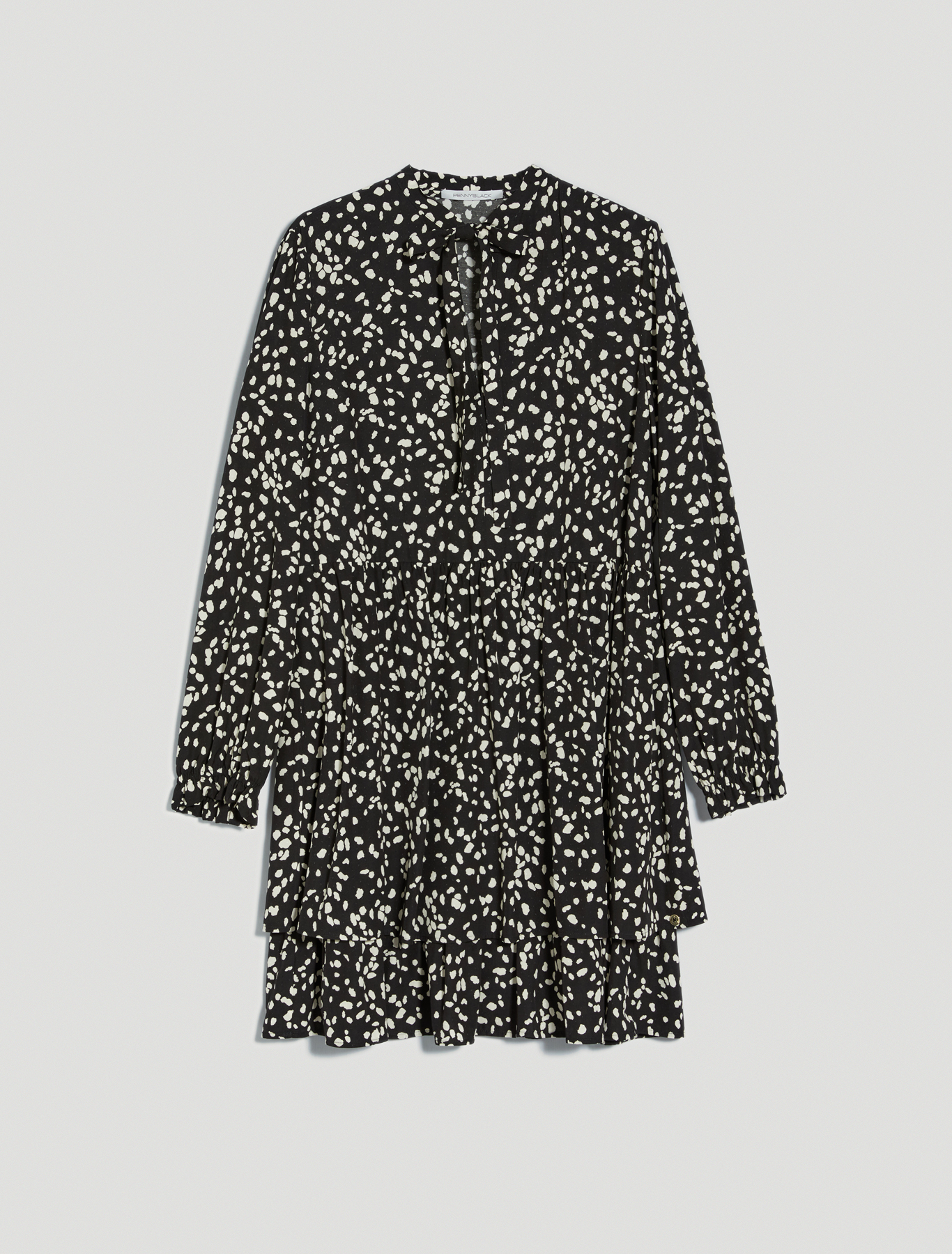 Patterned jacquard dress, black pattern - Pennyblack Patterned jacquard dress - black pattern - pennyblack