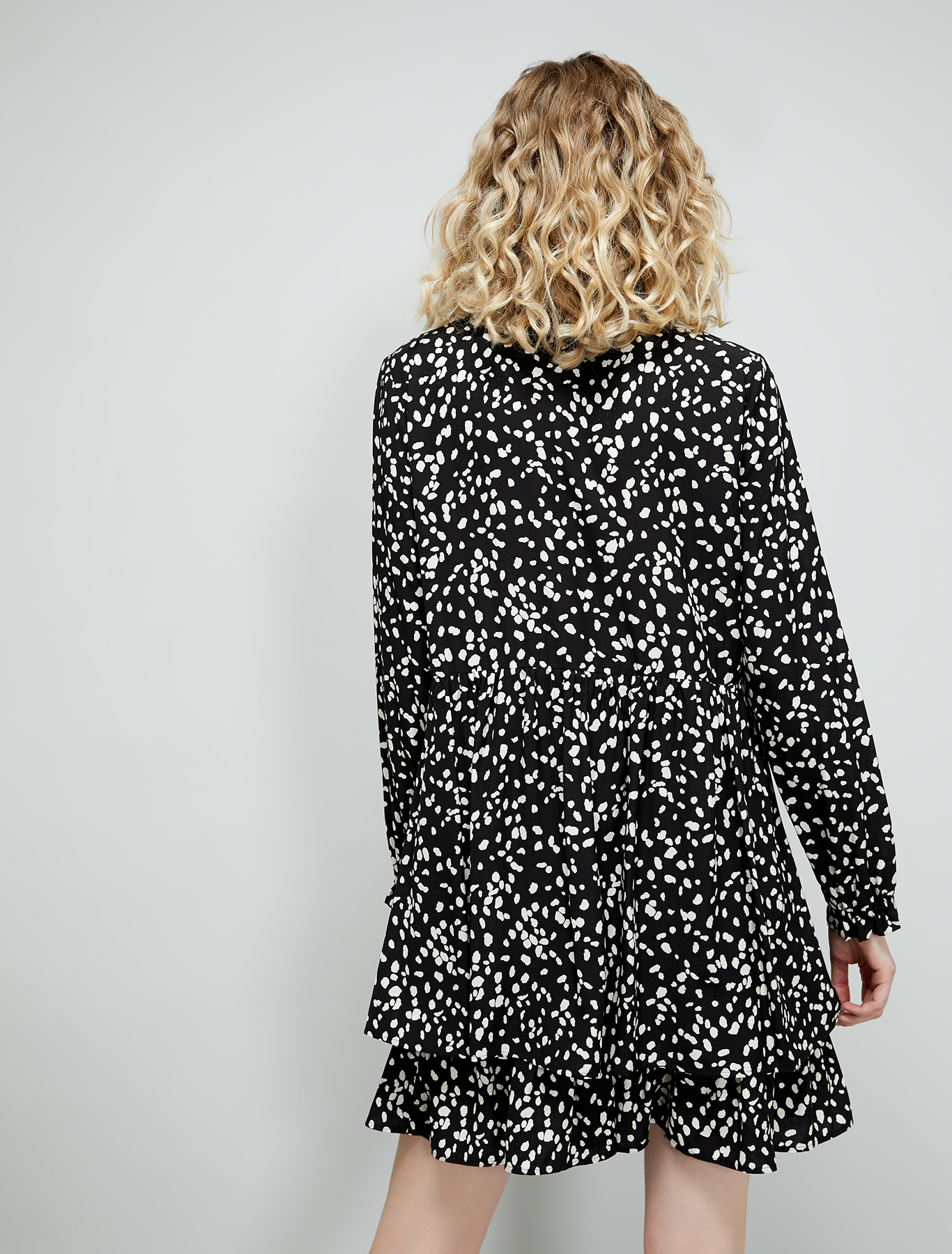 Patterned jacquard dress, black pattern - Pennyblack Patterned jacquard dress - black pattern - pennyblack