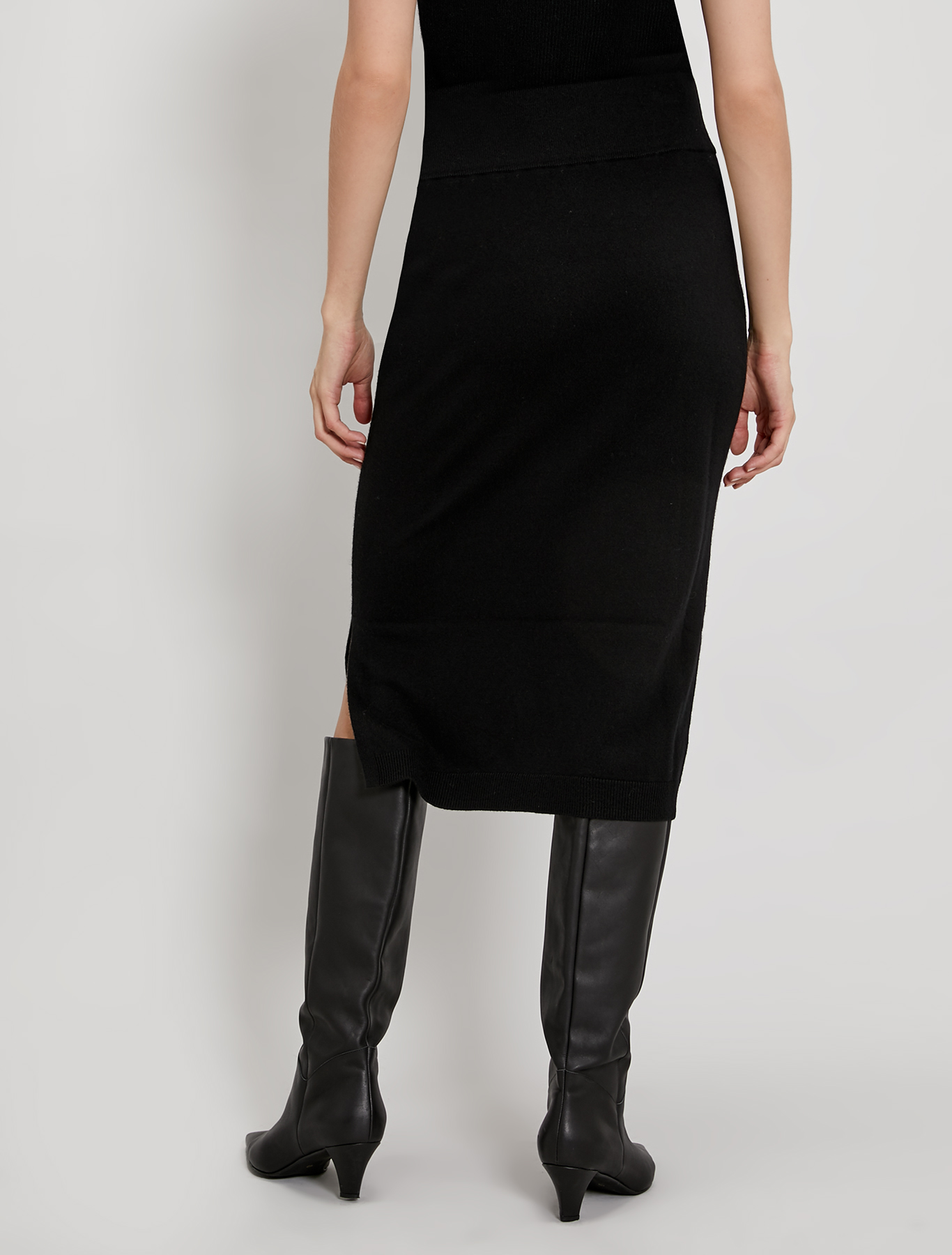 Knit pencil skirt, black - Pennyblack Knit pencil skirt - black - pennyblack