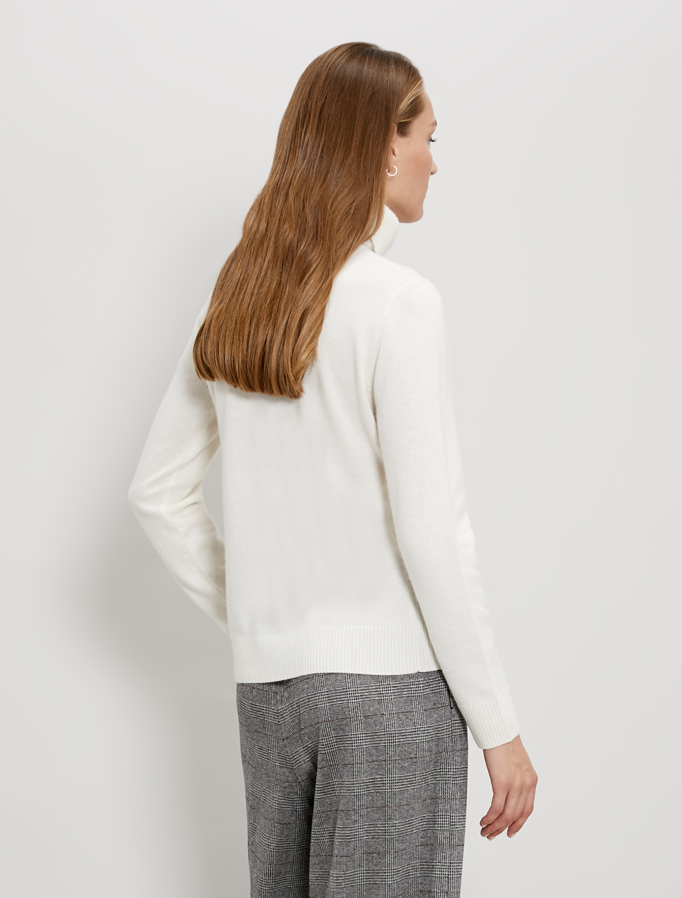 Slim polo neck jumper, ivory - Pennyblack Slim polo neck jumper - ivory - pennyblack