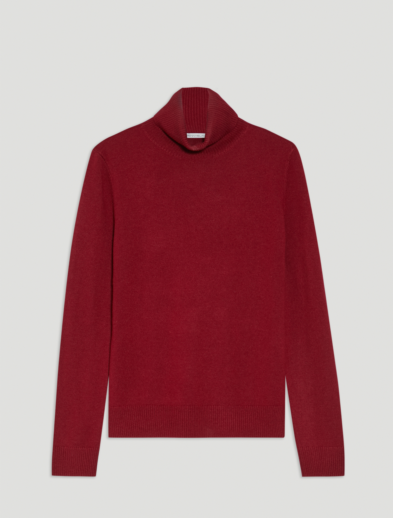 Slim polo neck jumper, burgundy - Pennyblack Slim polo neck jumper - burgundy - pennyblack