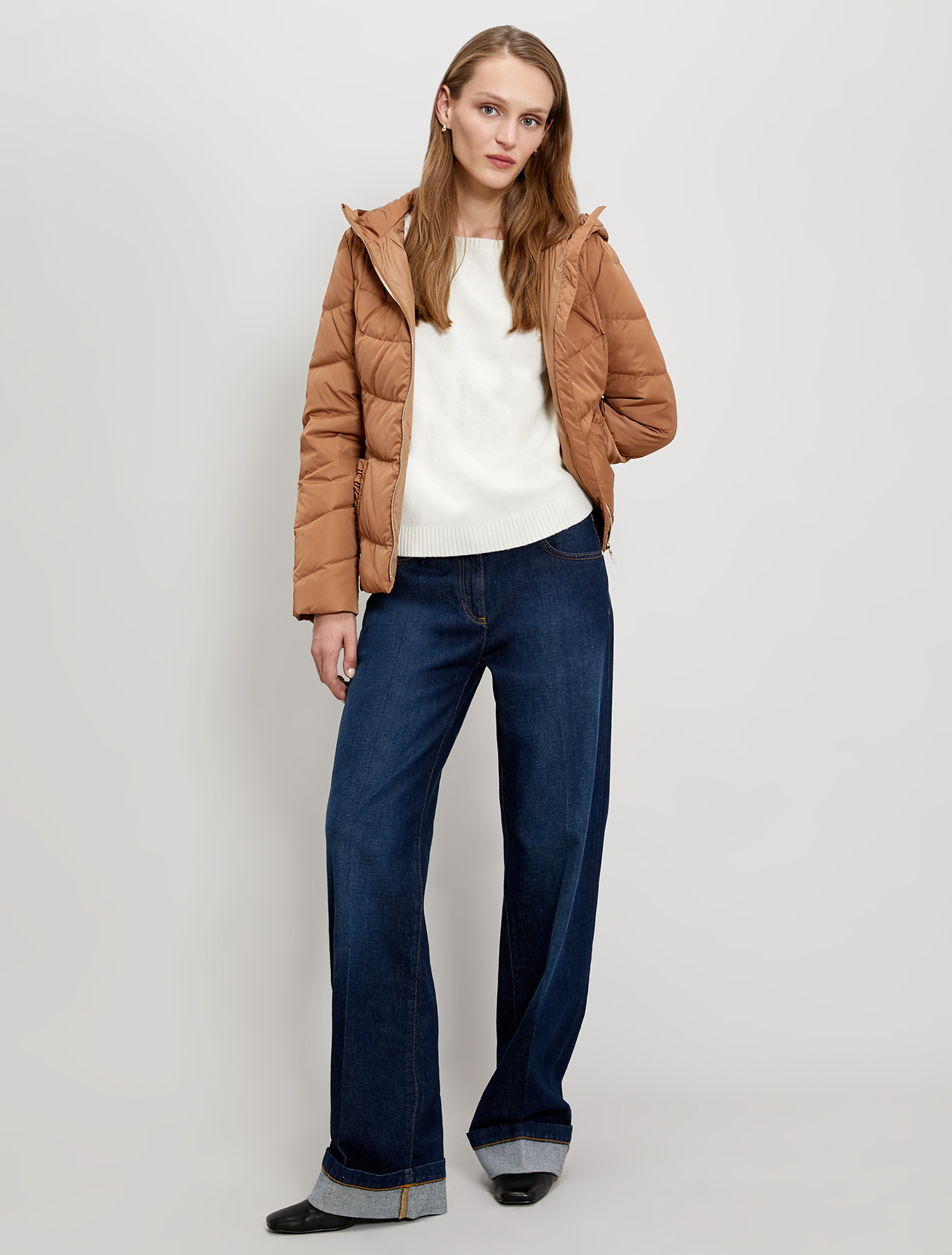 Jumper with asymmetric buttons, ivory - Pennyblack Jumper with asymmetric buttons - ivory - pennyblack