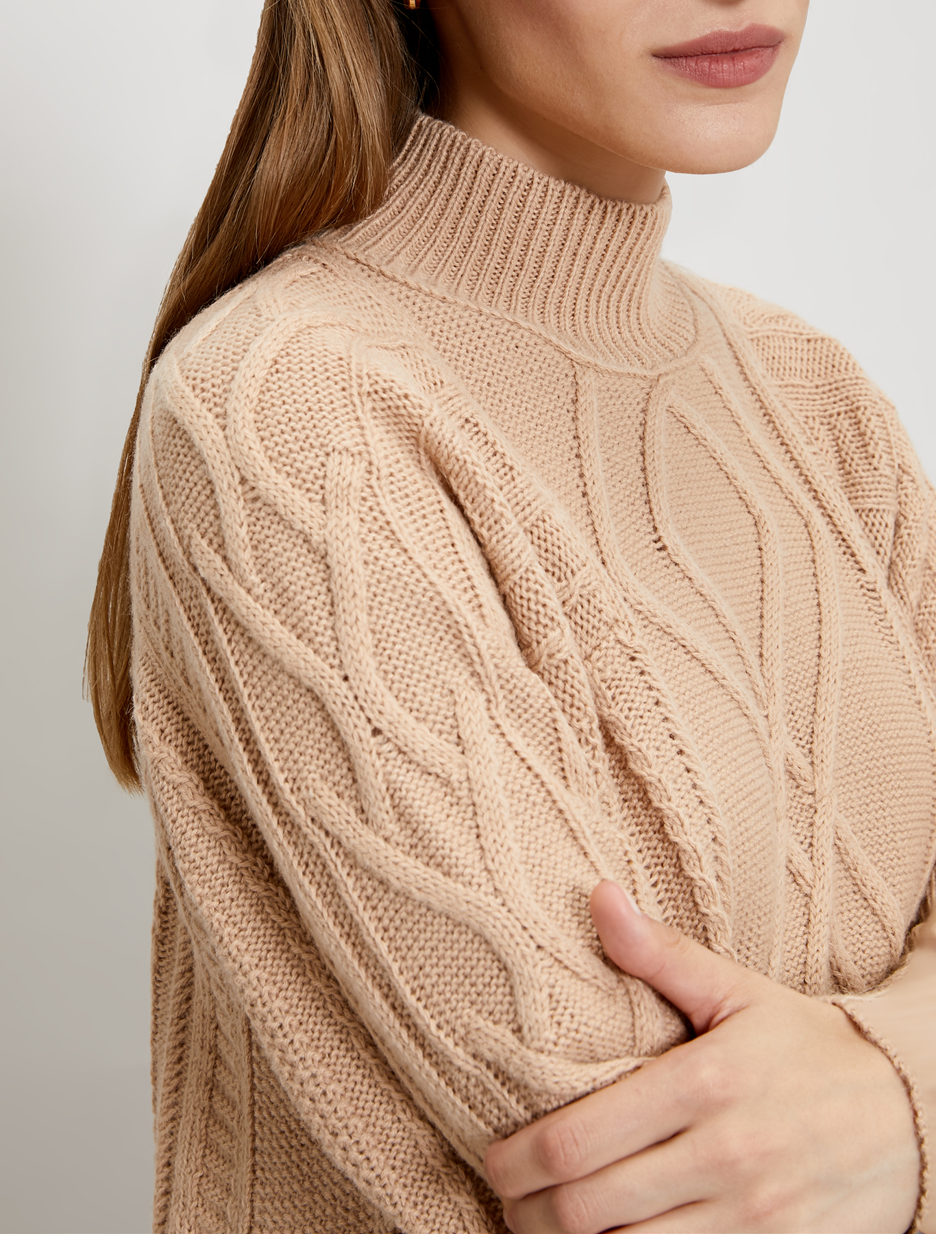 Pullover in a mixture of stitches, beige - Pennyblack Pullover in a mixture of stitches - beige - pennyblack
