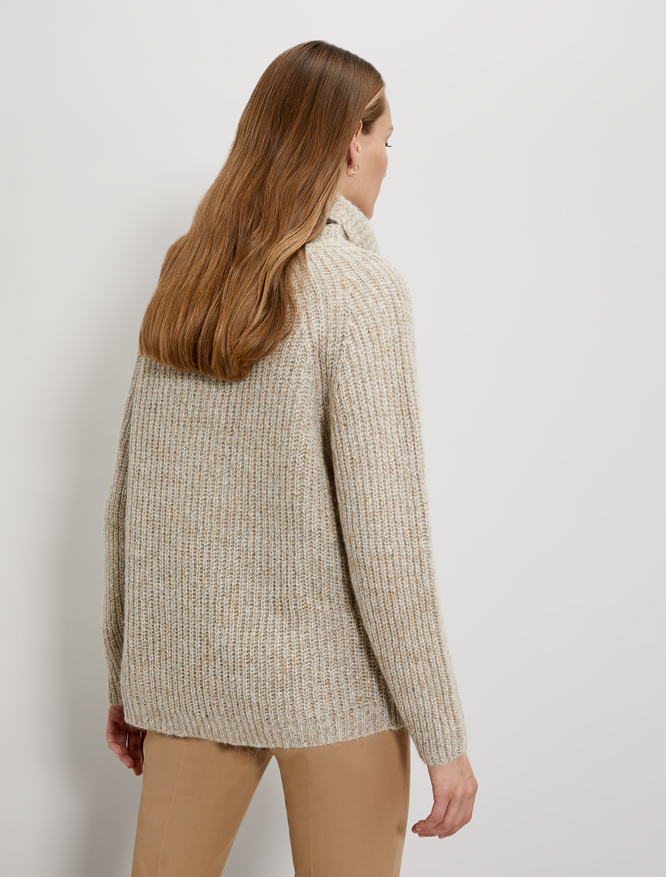 Pullover in a lamé alpaca blend, ivory - Pennyblack Pullover in a lamé alpaca blend - ivory - pennyblack