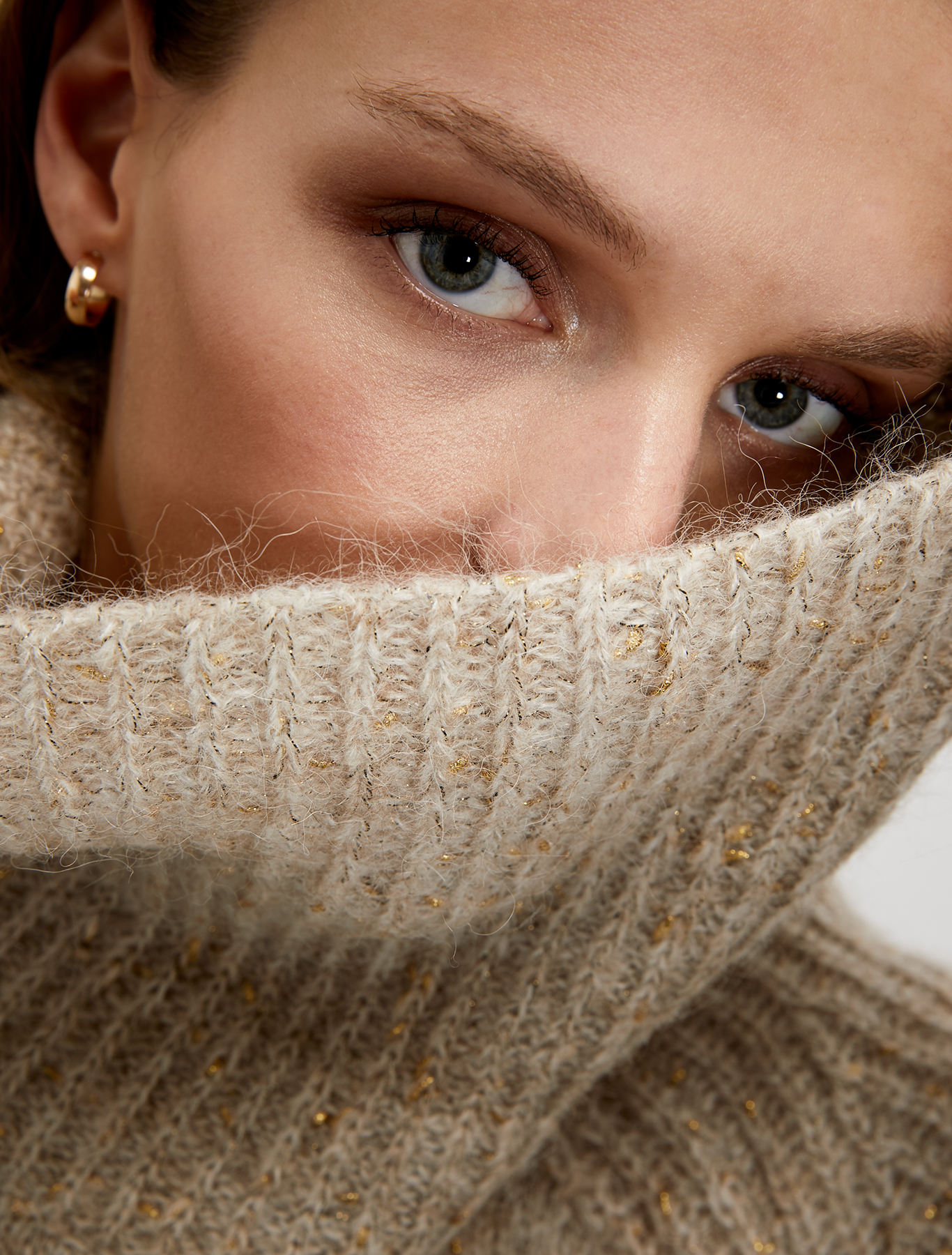 Pullover in a lamé alpaca blend, ivory - Pennyblack Pullover in a lamé alpaca blend - ivory - pennyblack