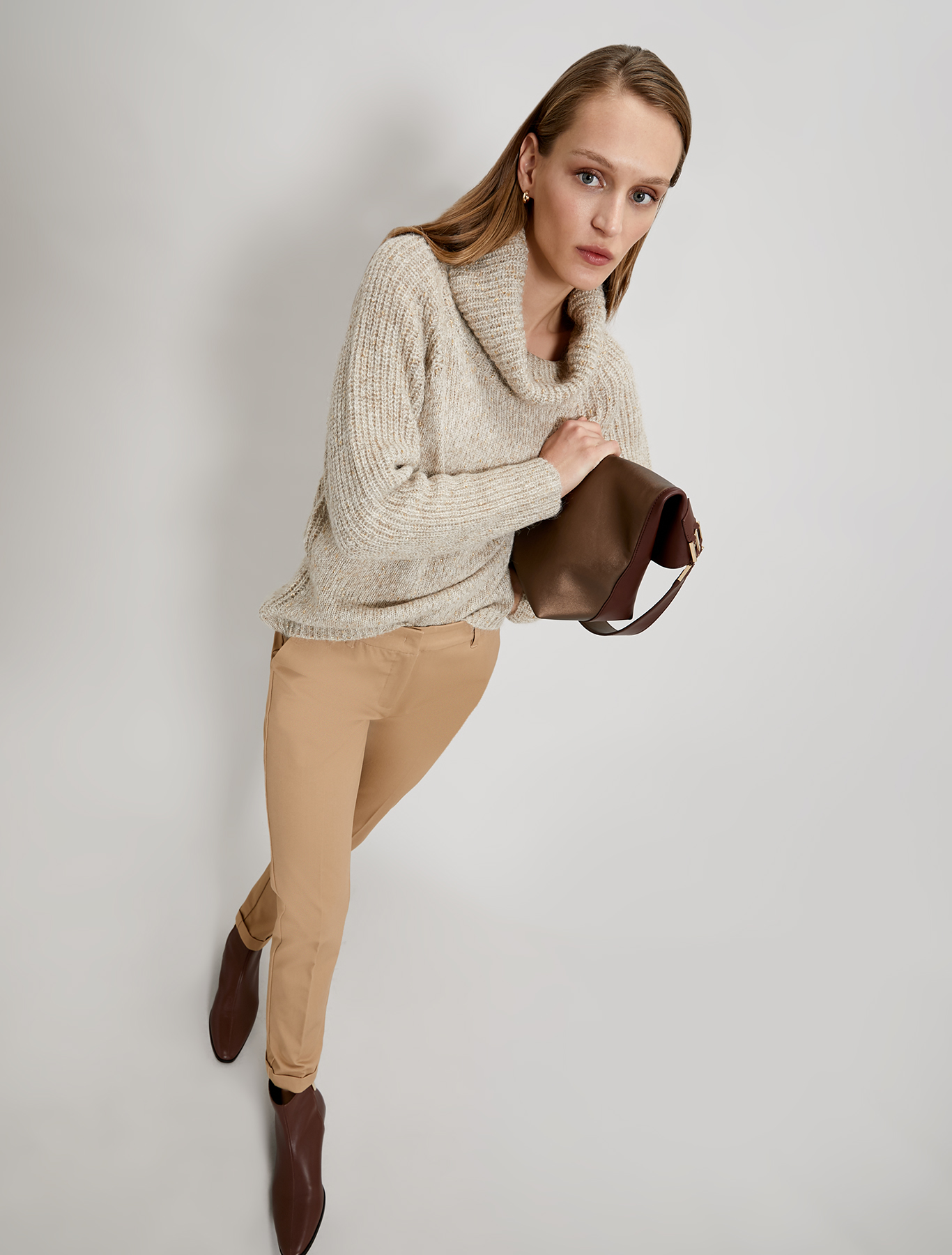 Pullover in a lamé alpaca blend, ivory - Pennyblack Pullover in a lamé alpaca blend - ivory - pennyblack