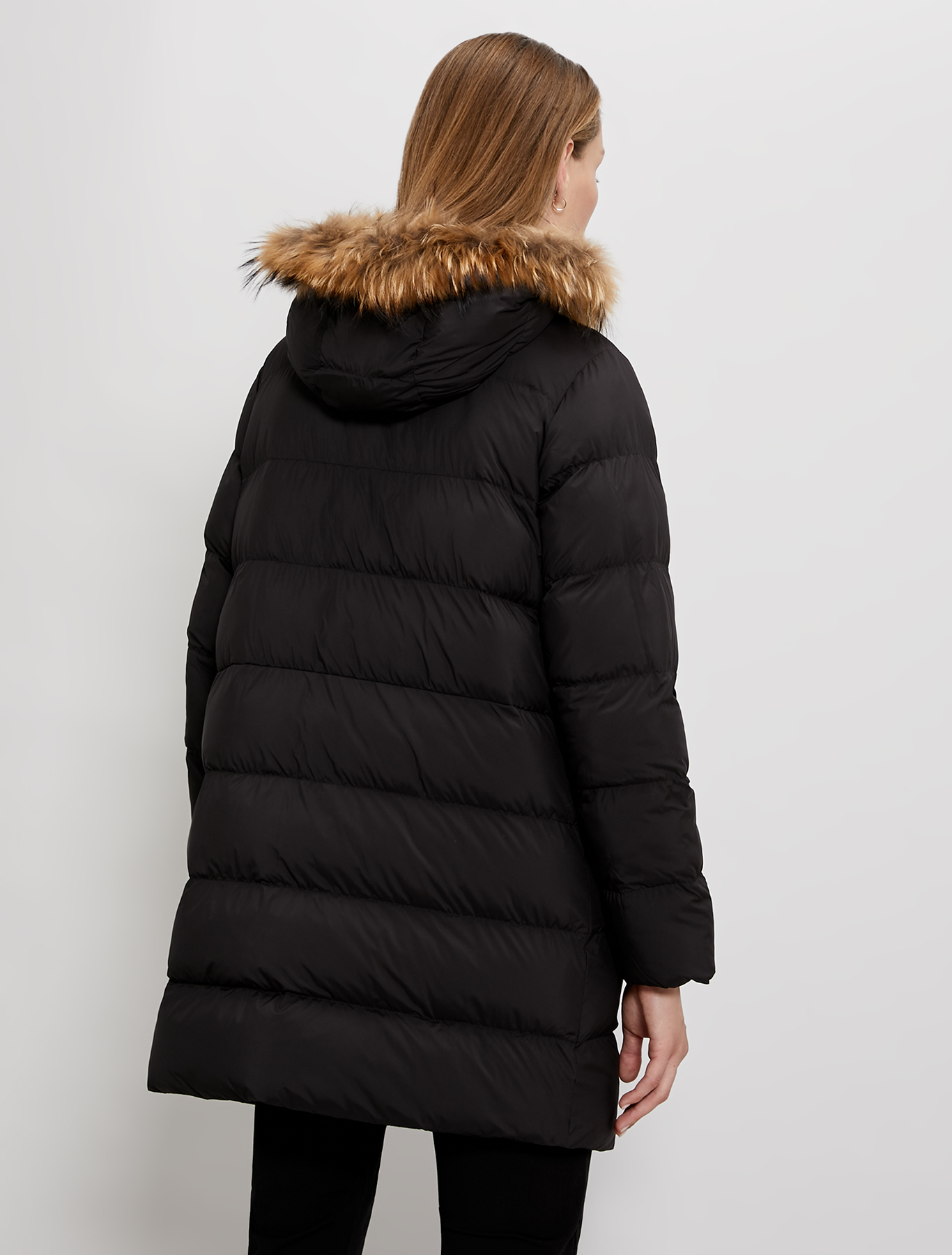 Padded coat with hood, black - Pennyblack Padded coat with hood - black - pennyblack