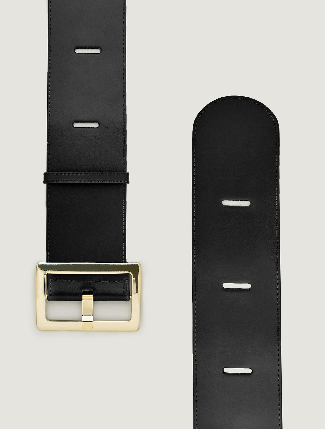 High belt with cut-outs, black - Pennyblack High belt with cut-outs - black - pennyblack
