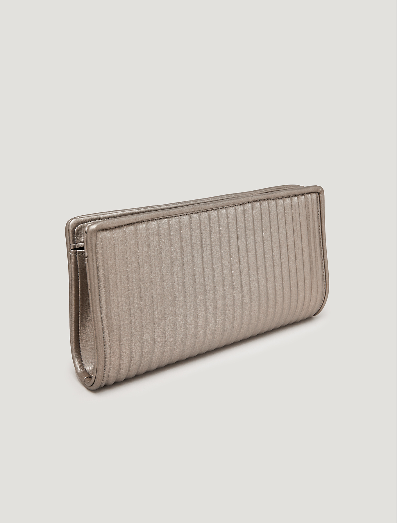 Clutch with pleated effect, medium grey - Pennyblack Clutch with pleated effect - medium grey - pennyblack