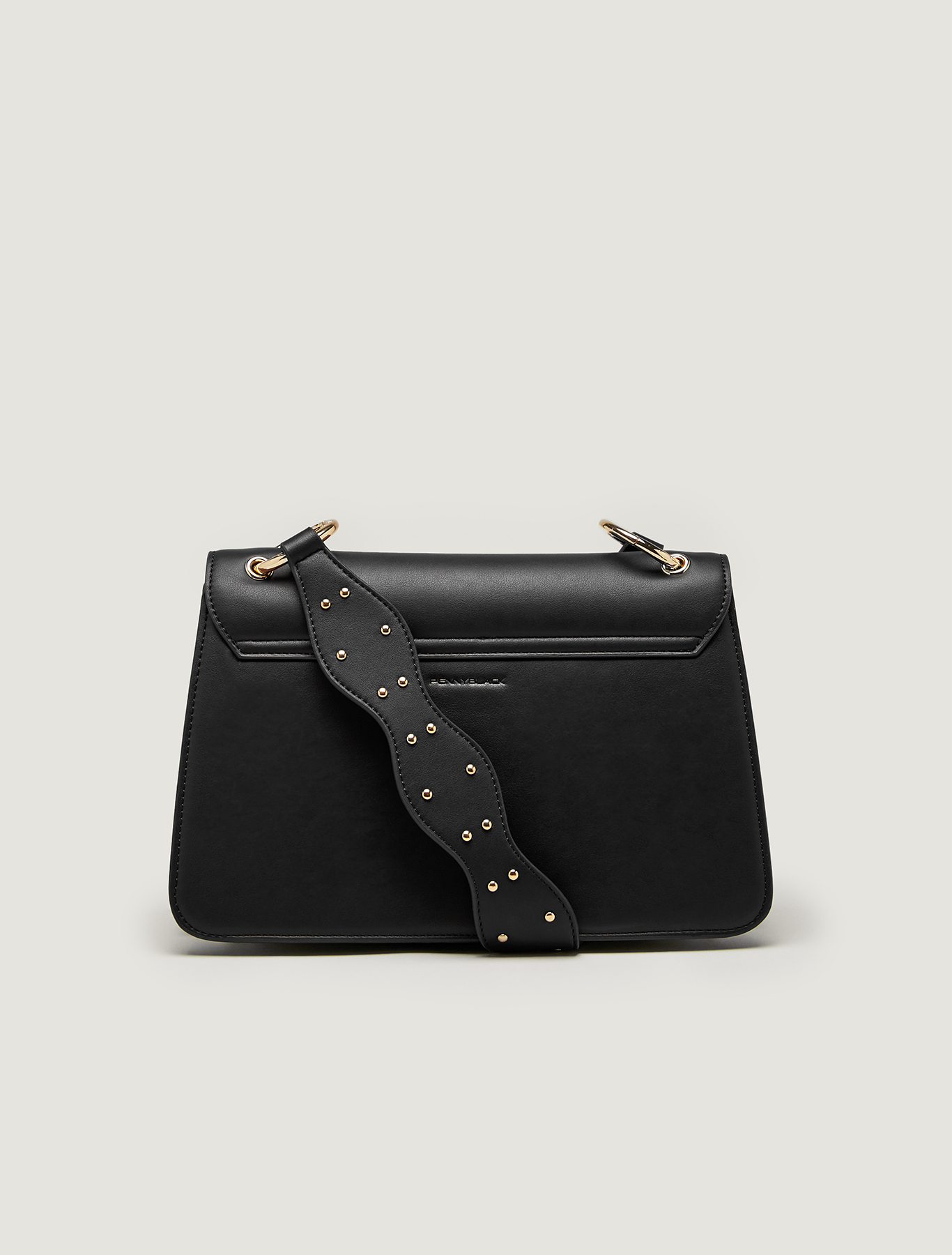 Bag with wavy shoulder strap, black - Pennyblack Bag with wavy shoulder strap - black - pennyblack