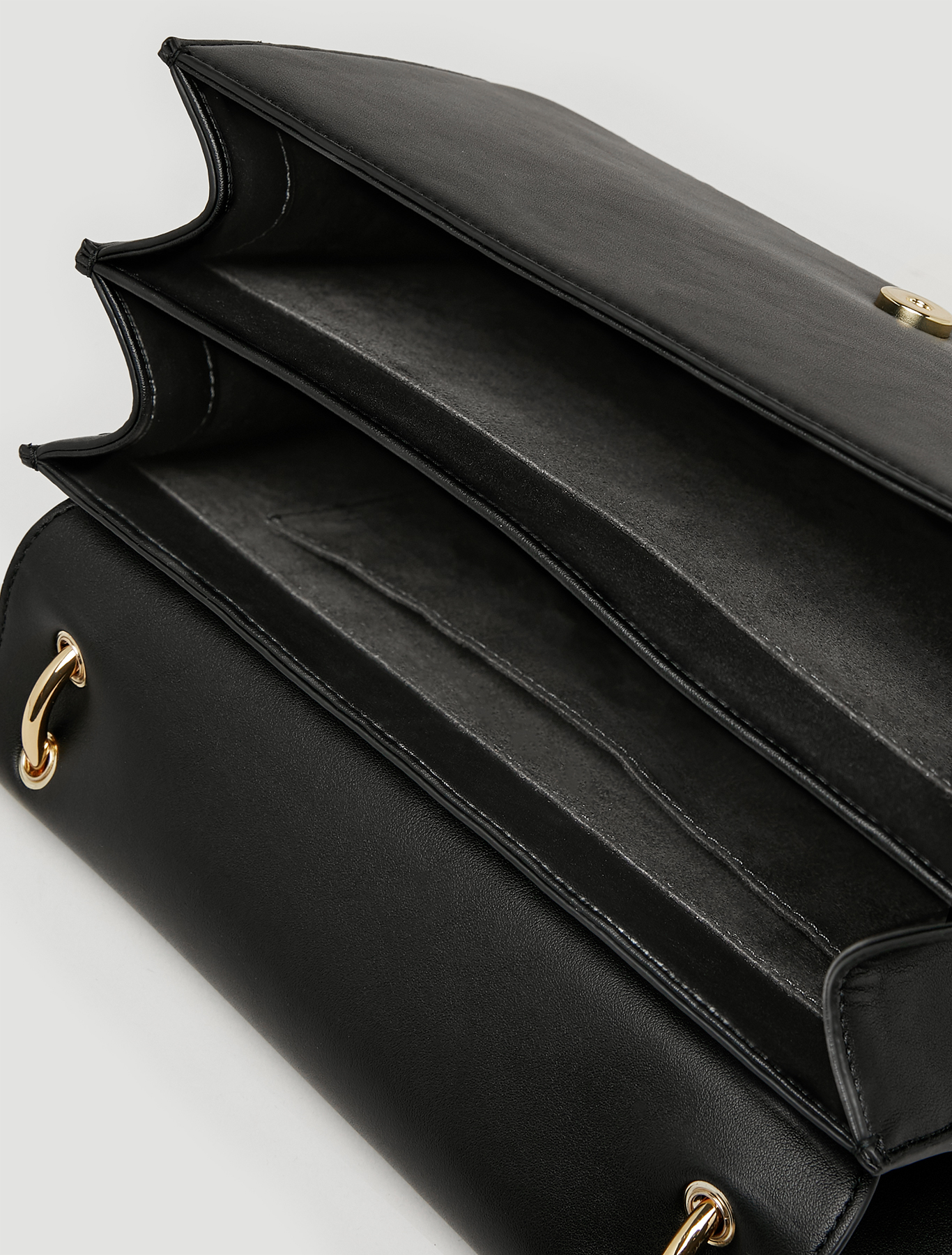 Bag with wavy shoulder strap, black - Pennyblack Bag with wavy shoulder strap - black - pennyblack