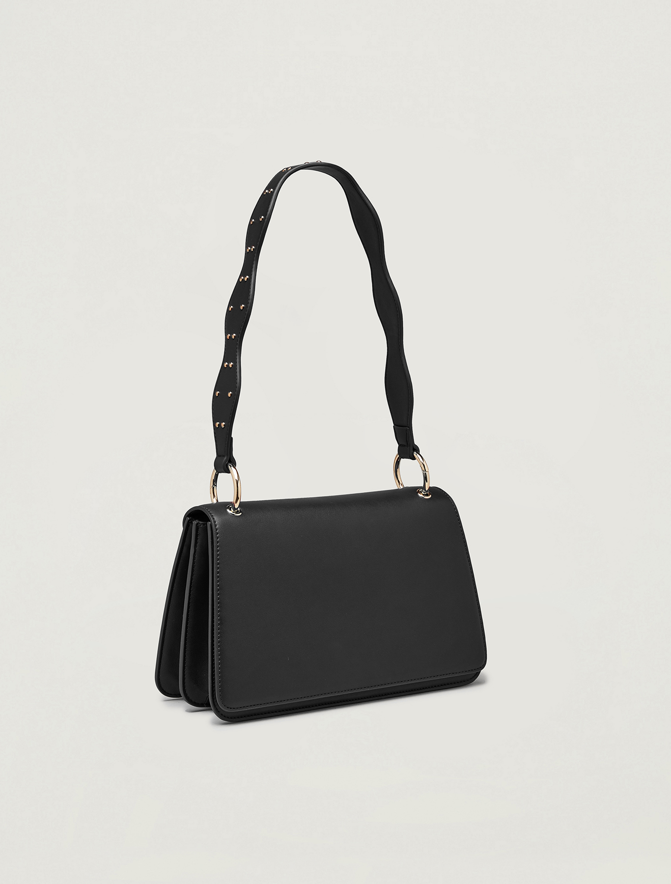 Bag with wavy shoulder strap, black - Pennyblack Bag with wavy shoulder strap - black - pennyblack