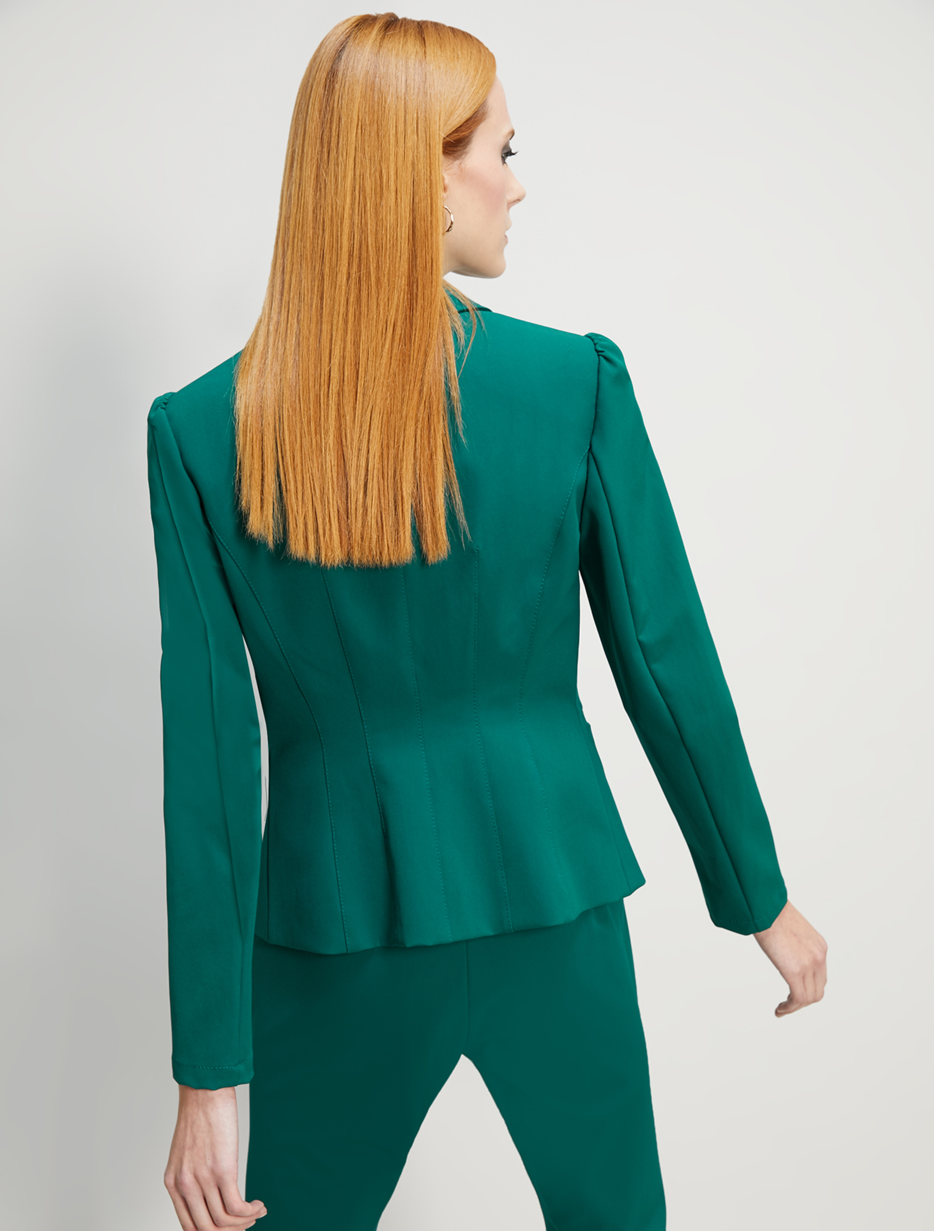 Slim two-button blazer, emerald green - Pennyblack Slim two-button blazer - emerald green - pennyblack