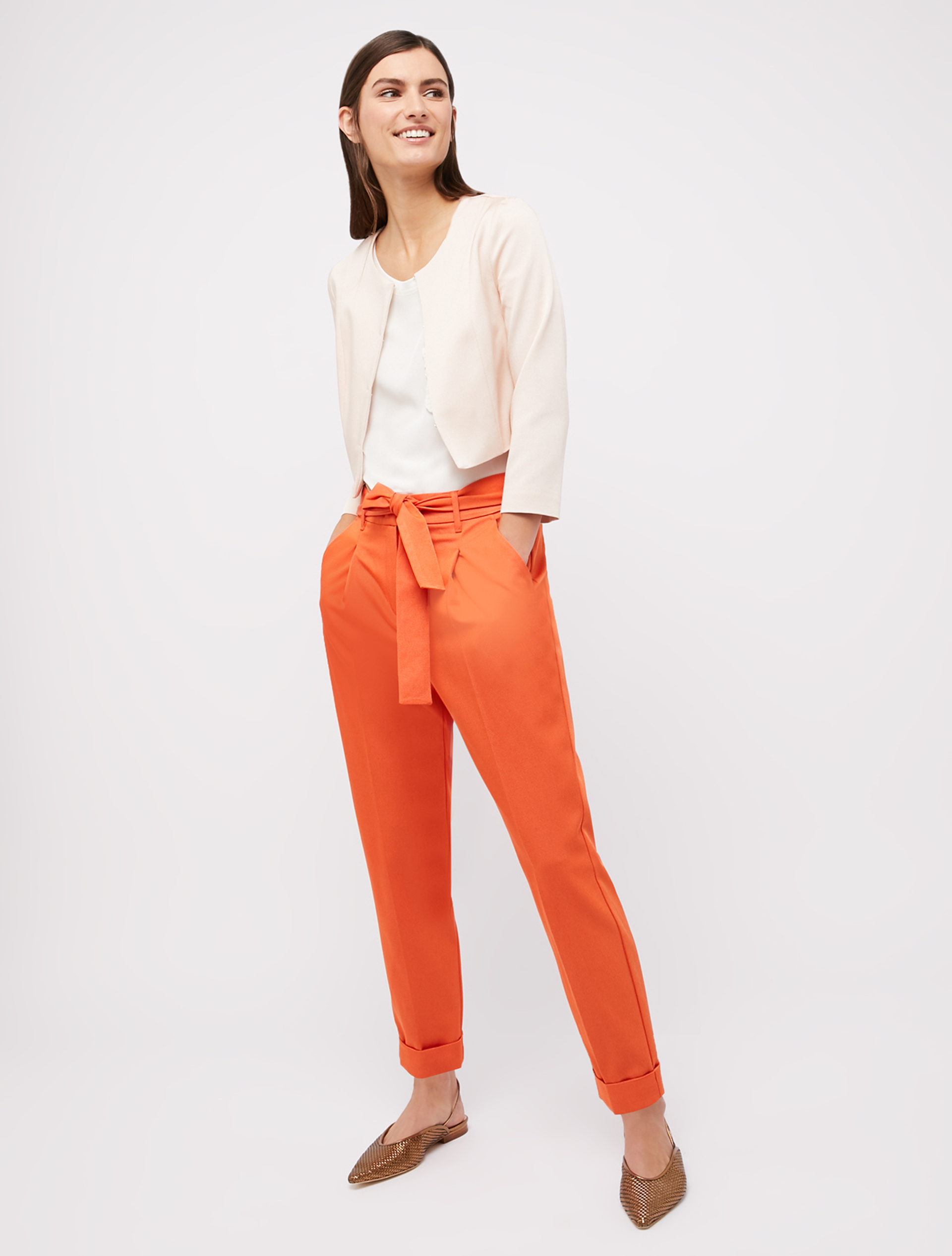Faille round-neck jacket, pink - Pennyblack Faille round-neck jacket - pink - pennyblack