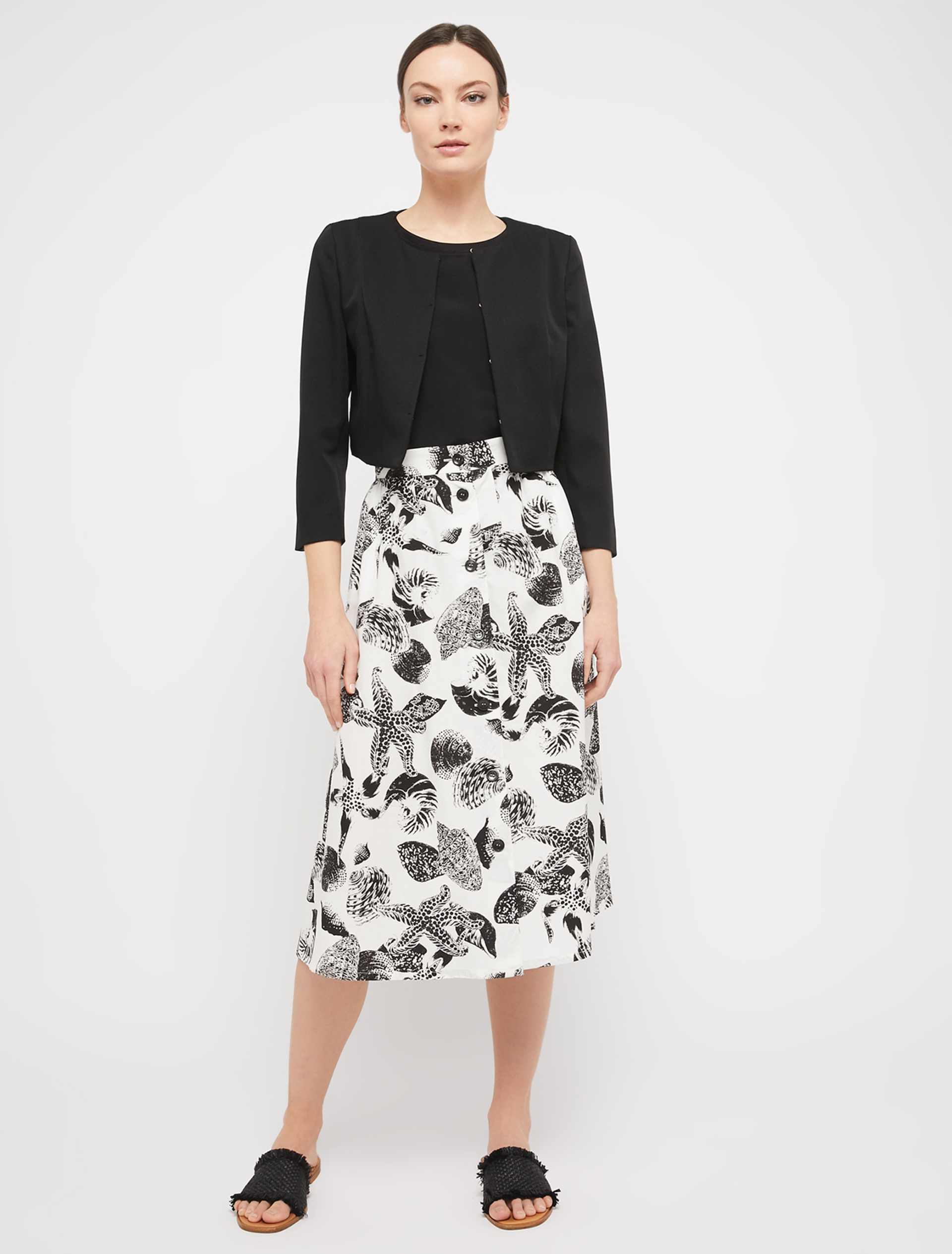 Faille round-neck jacket, black - Pennyblack Faille round-neck jacket - black - pennyblack