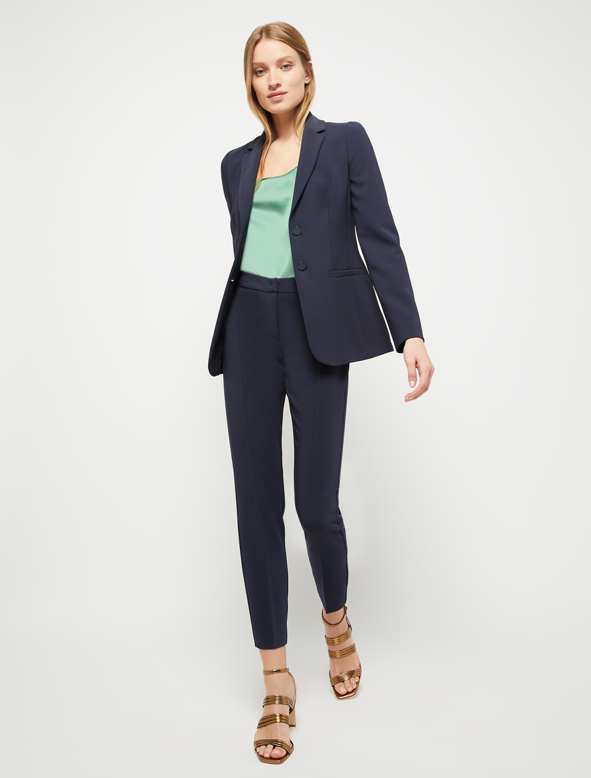 Slim cady blazer, navy blue - Pennyblack Slim cady blazer - navy blue - pennyblack
