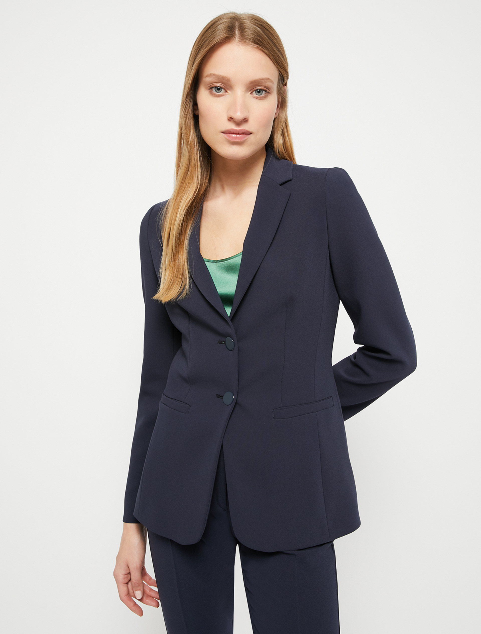 Slim cady blazer, navy blue - Pennyblack Slim cady blazer - navy blue - pennyblack