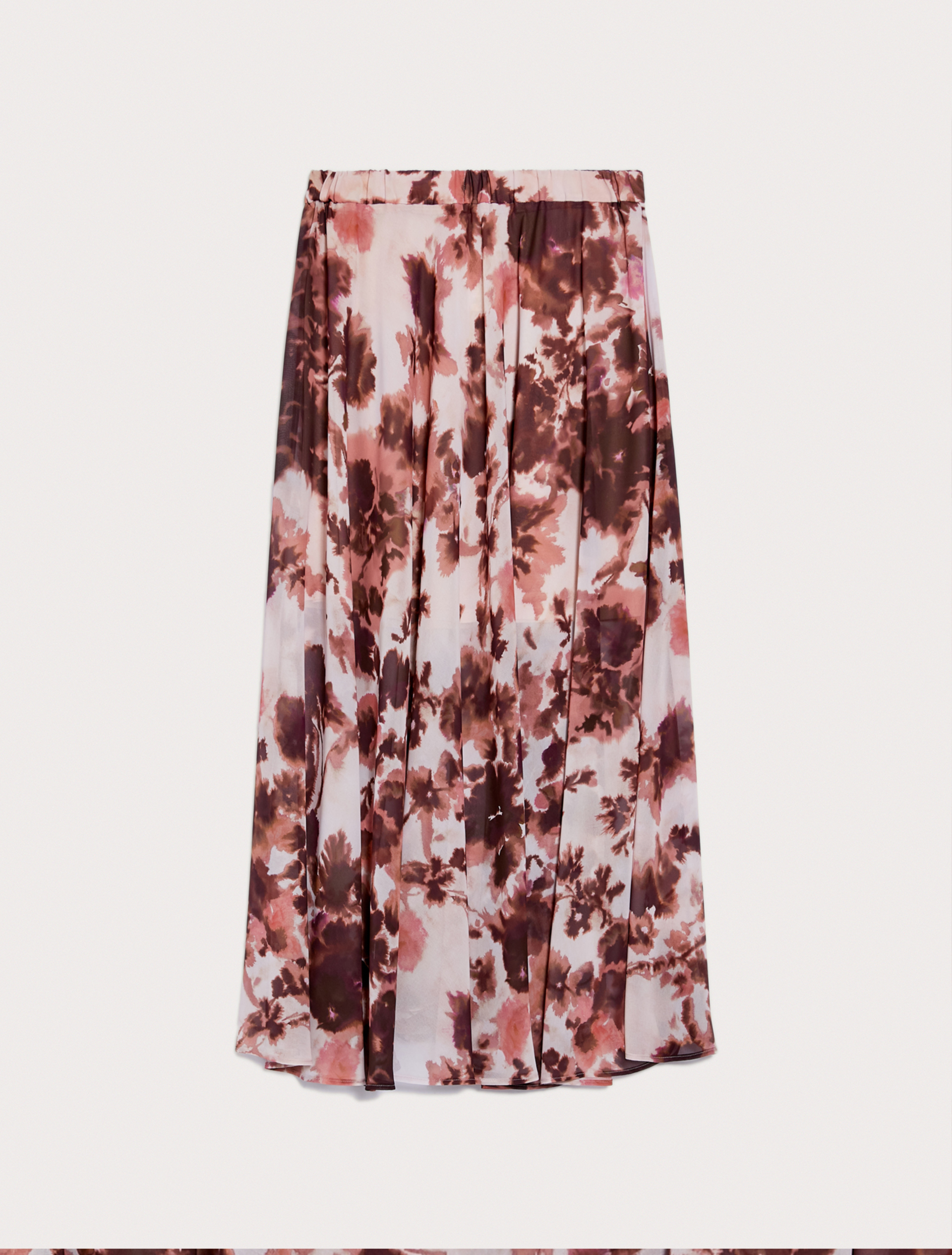Floral georgette skirt, bronze pattern - Pennyblack Floral georgette skirt - bronze pattern - pennyblack