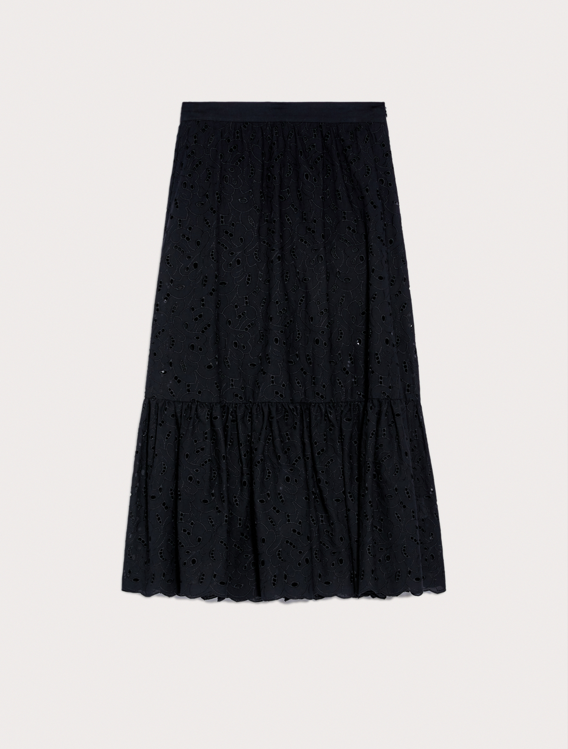 Broderie anglaise cotton skirt, black - Pennyblack Broderie anglaise cotton skirt - black - pennyblack