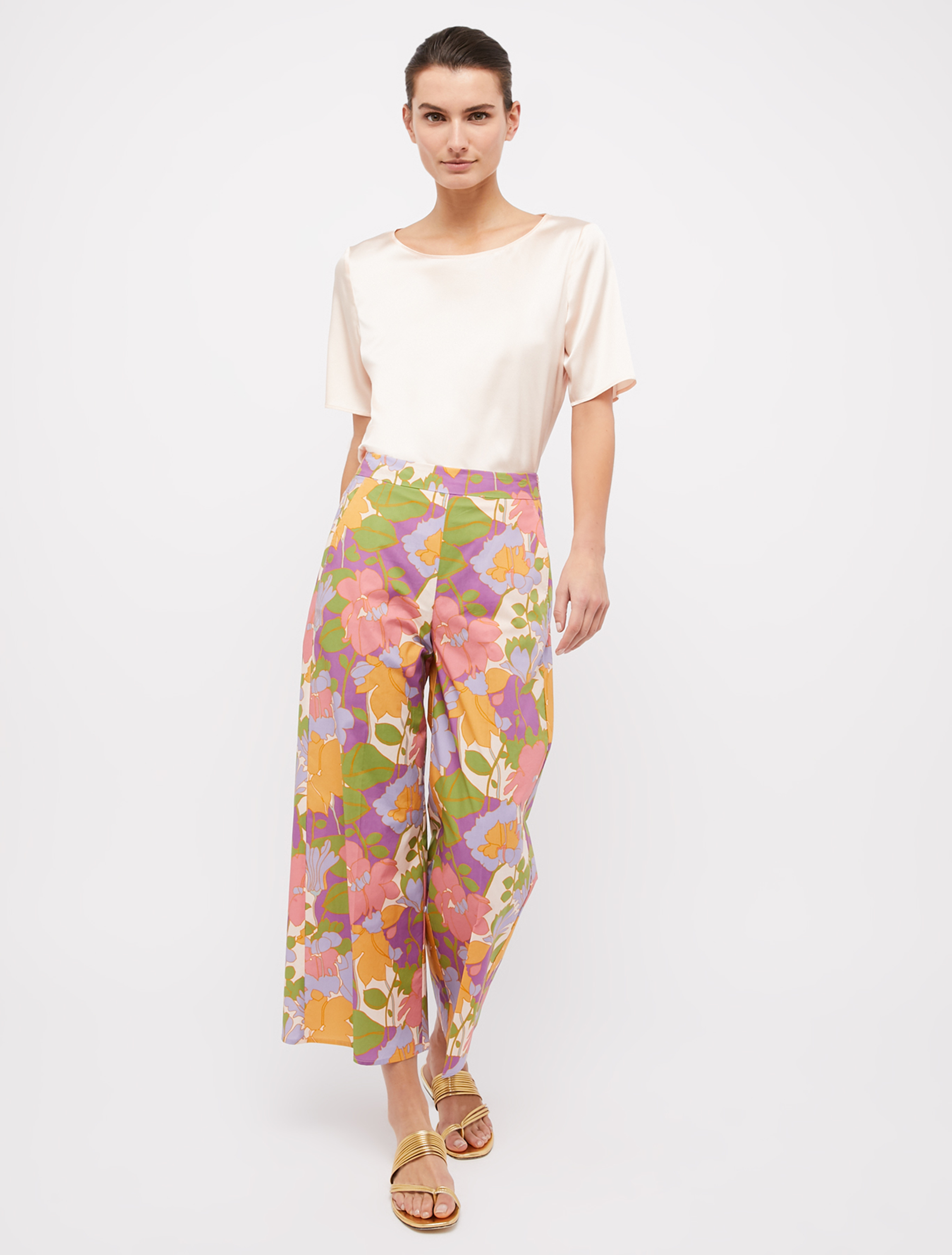 Silk satin blouse, pink - Pennyblack Silk satin blouse - pink - pennyblack