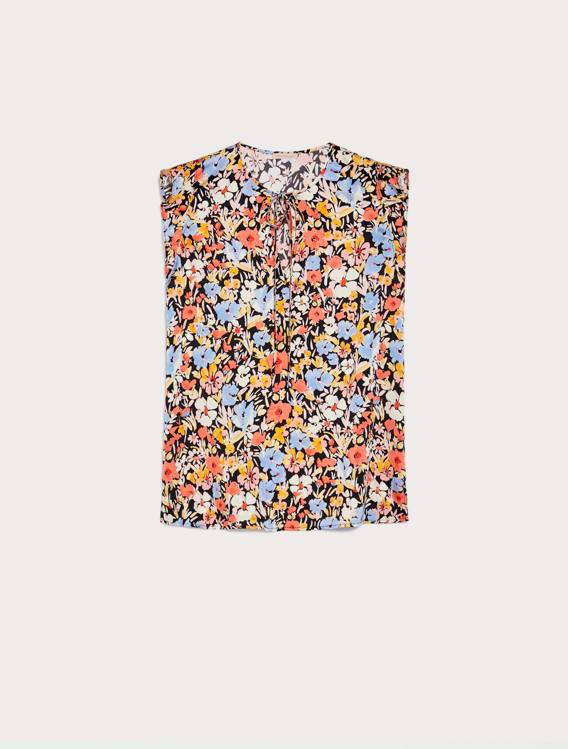 Patterned satin top, light blue pattern - Pennyblack Patterned satin top - light blue pattern - pennyblack