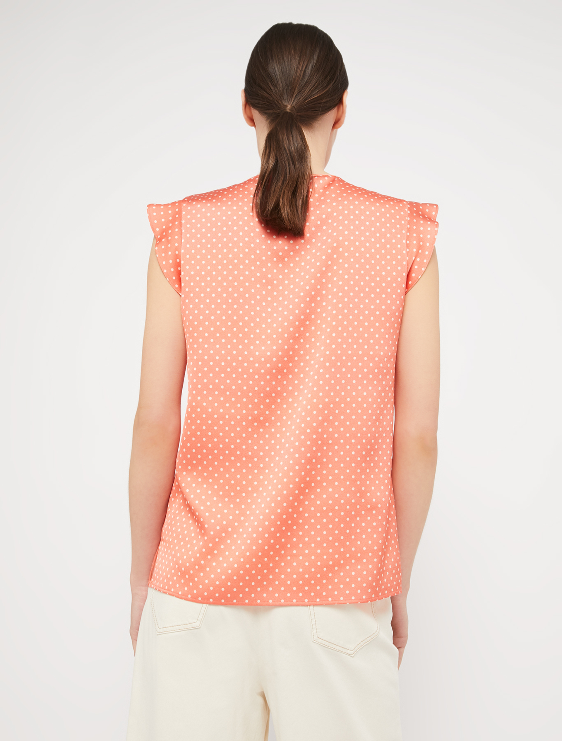 Patterned satin top, coral pattern - Pennyblack Patterned satin top - coral pattern - pennyblack